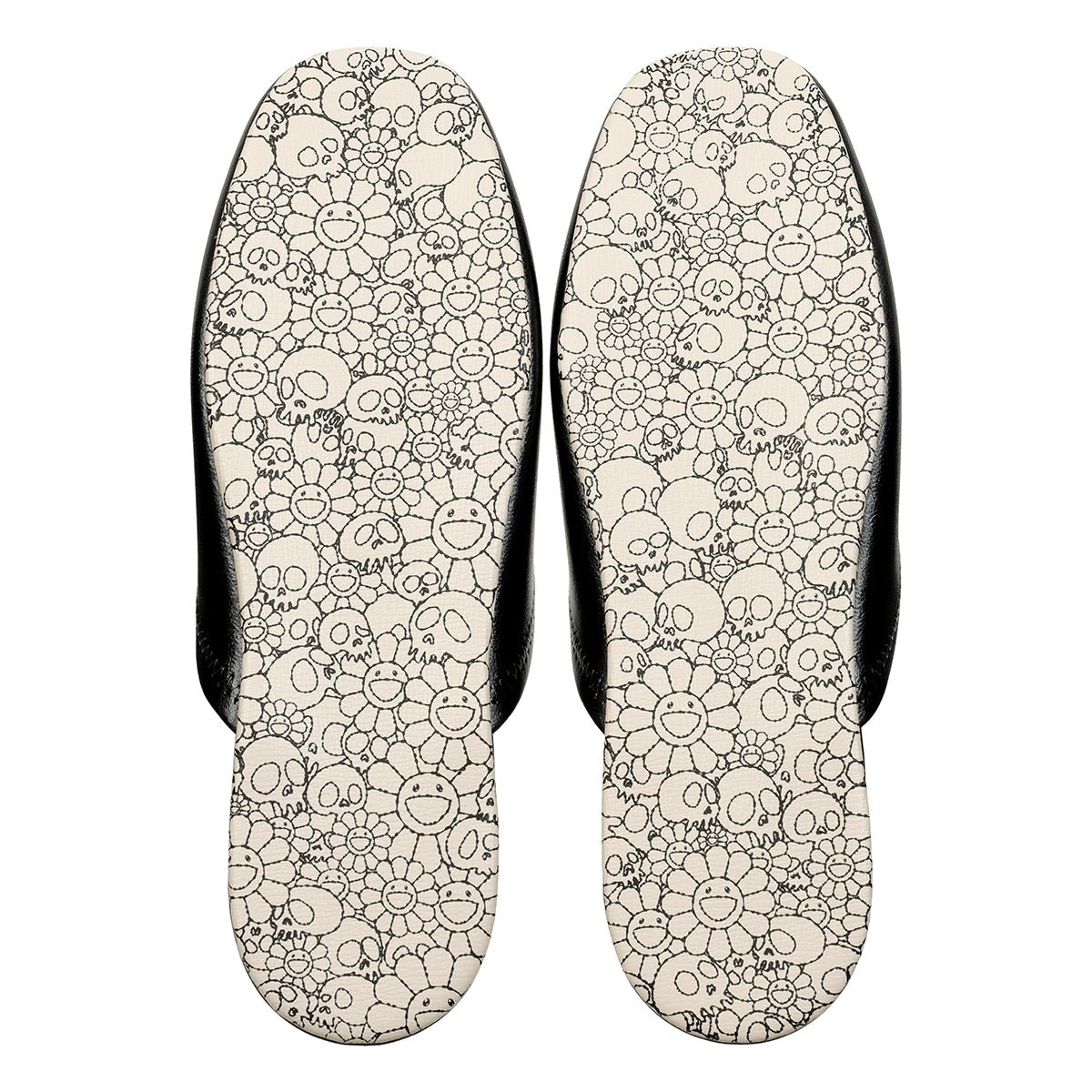 Takashi Murakami / kaikai kiki - Flower Vinyl Slippers Black 