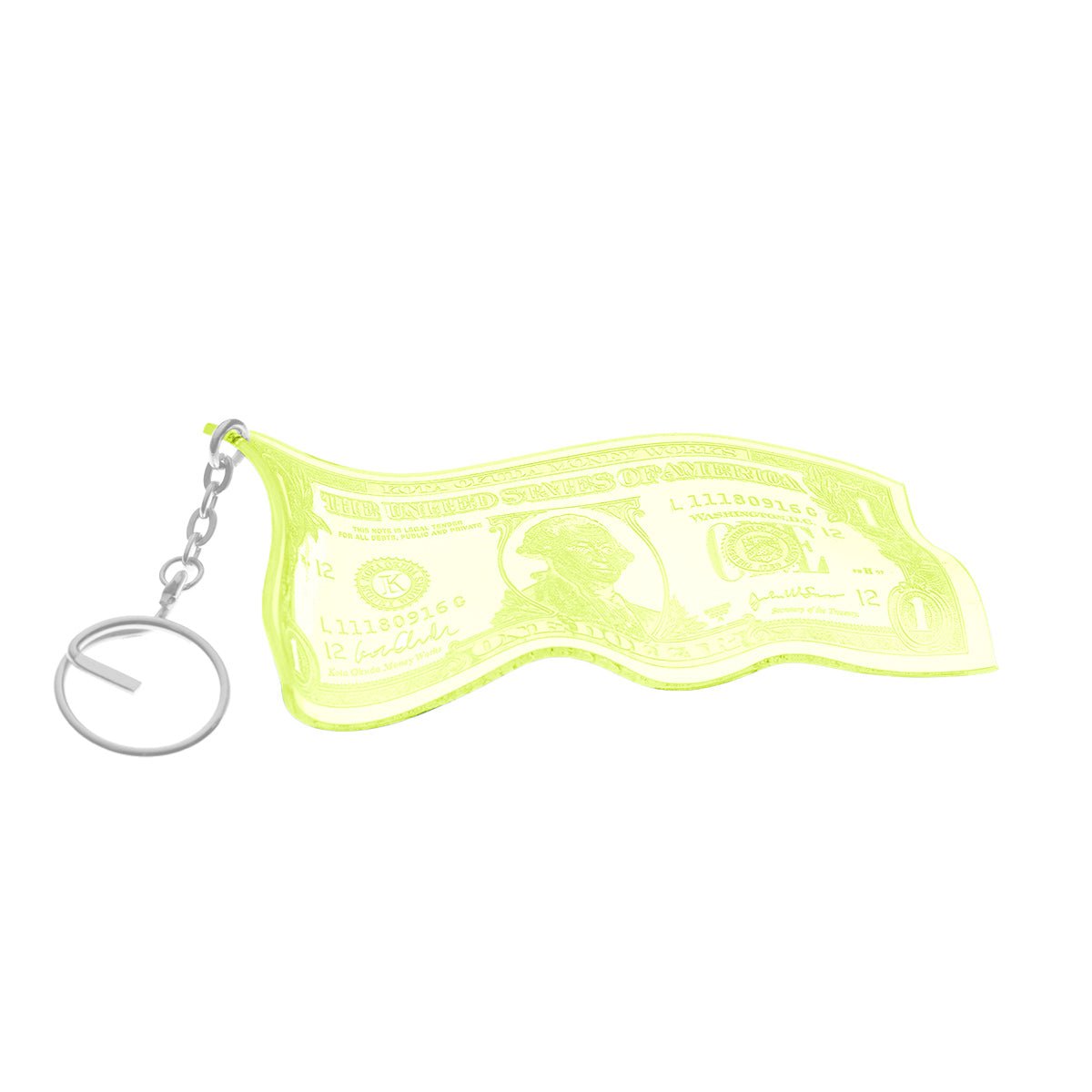 KOTA OKUDA (コウタ オクダ) - ACRYLIC KEYRING NEON YELLOW