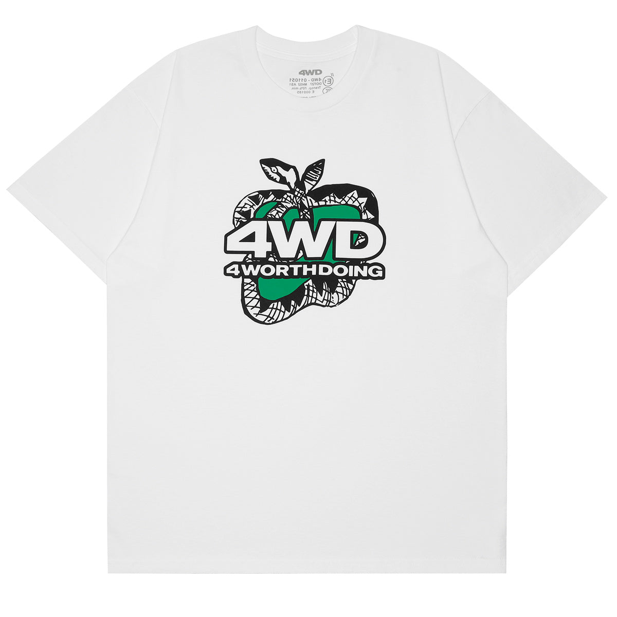 4WORTHDOING - 4X2 S/S TEE WHITE T-shirt | cherry Official Online