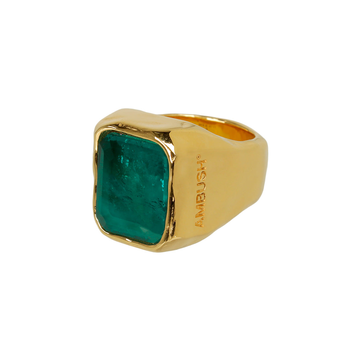 AMBUSH(アンブッシュ) - SQUARE CUT STONE RING GREEN 指輪 | cherry