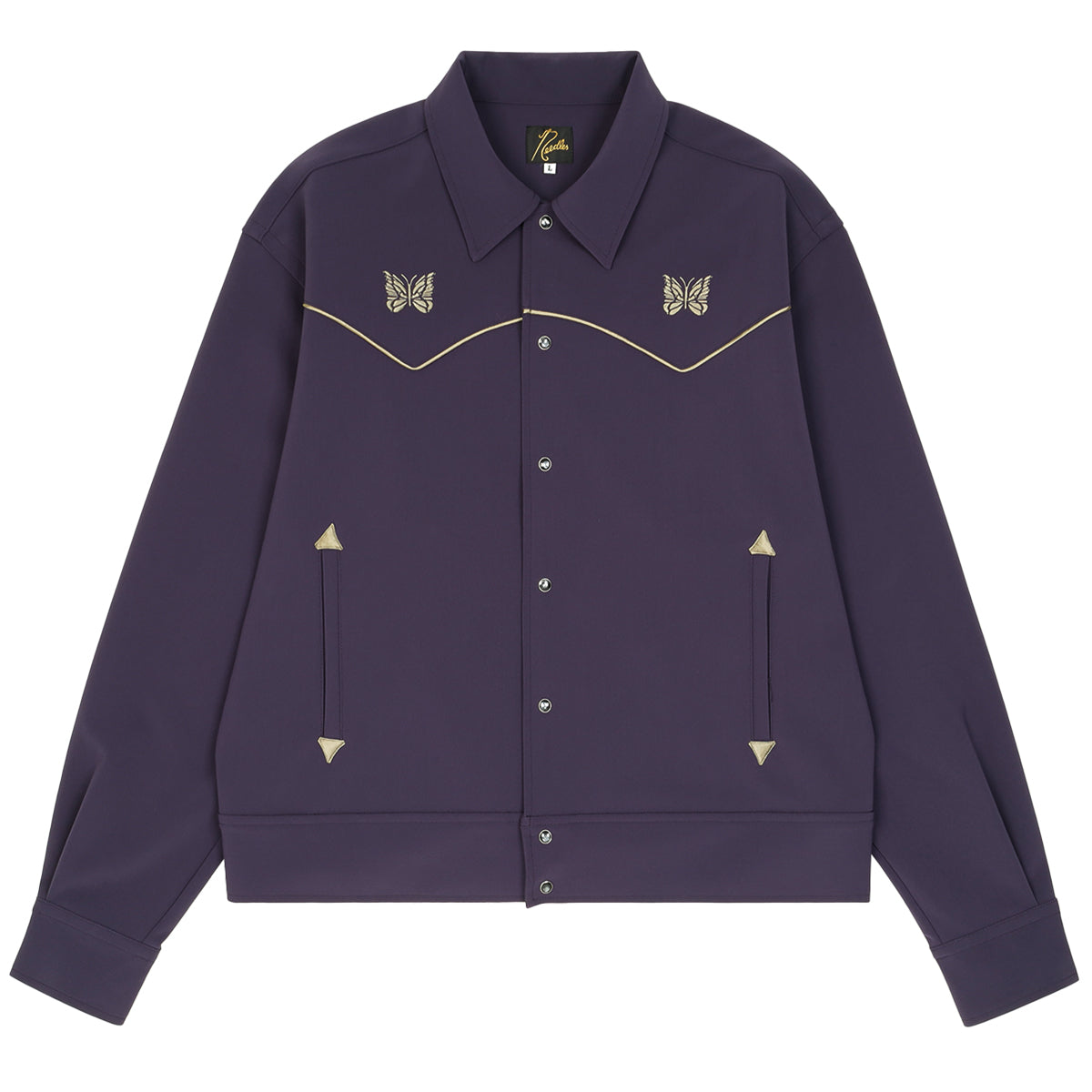 needles×Nubian 別注　PIPING COWBOY JACKET Needles ニードルス SS26 PIPING COWBOY JACKET - SYNTHETIC LEATHER