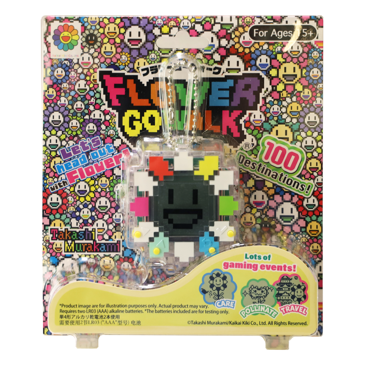 Takashi Murakami / kaikai kiki(タカシ ムラカミ/ カイカイキキ) - FLOWER GO WALK  Multicolor (Body Color: Clear) | cherry オンライン公式通販サイト – cherry fukuoka