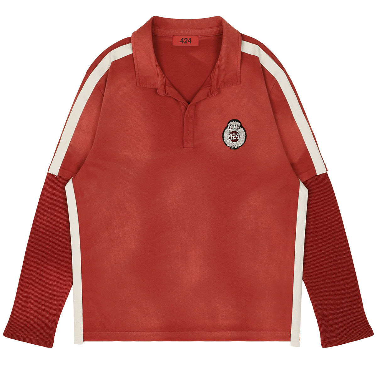 424 (Four Two Four) - ACADEMY POLO DOUBLE SLEEVE THERMAL VINTAGE 