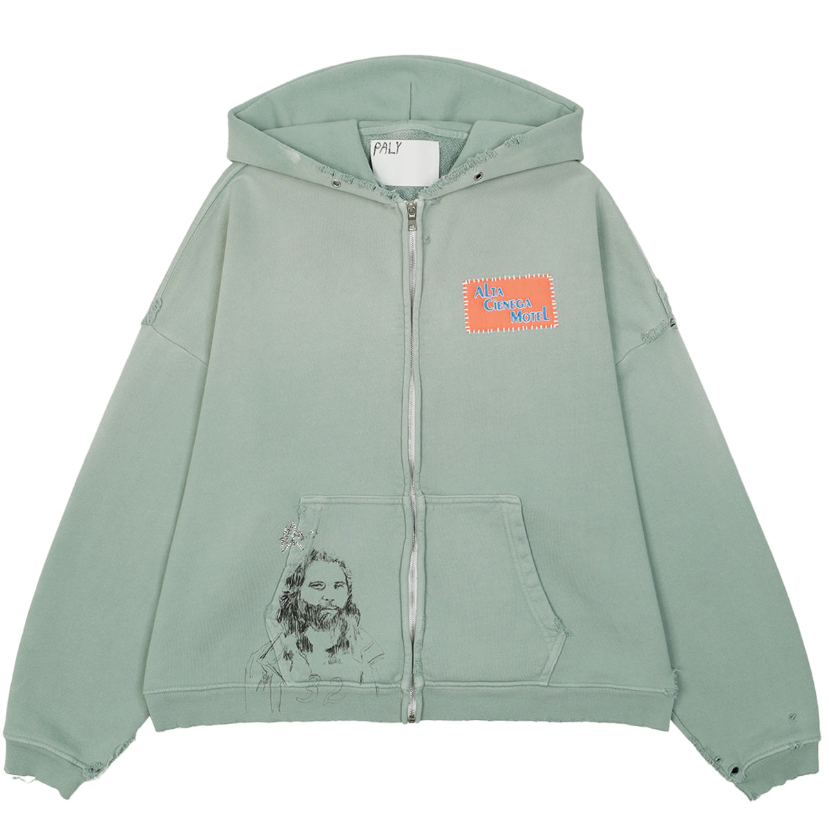 PALY HOLLYWOOD(パリーハリウッド) - ALTA CIENEGA ZIP HOODIE ジップ