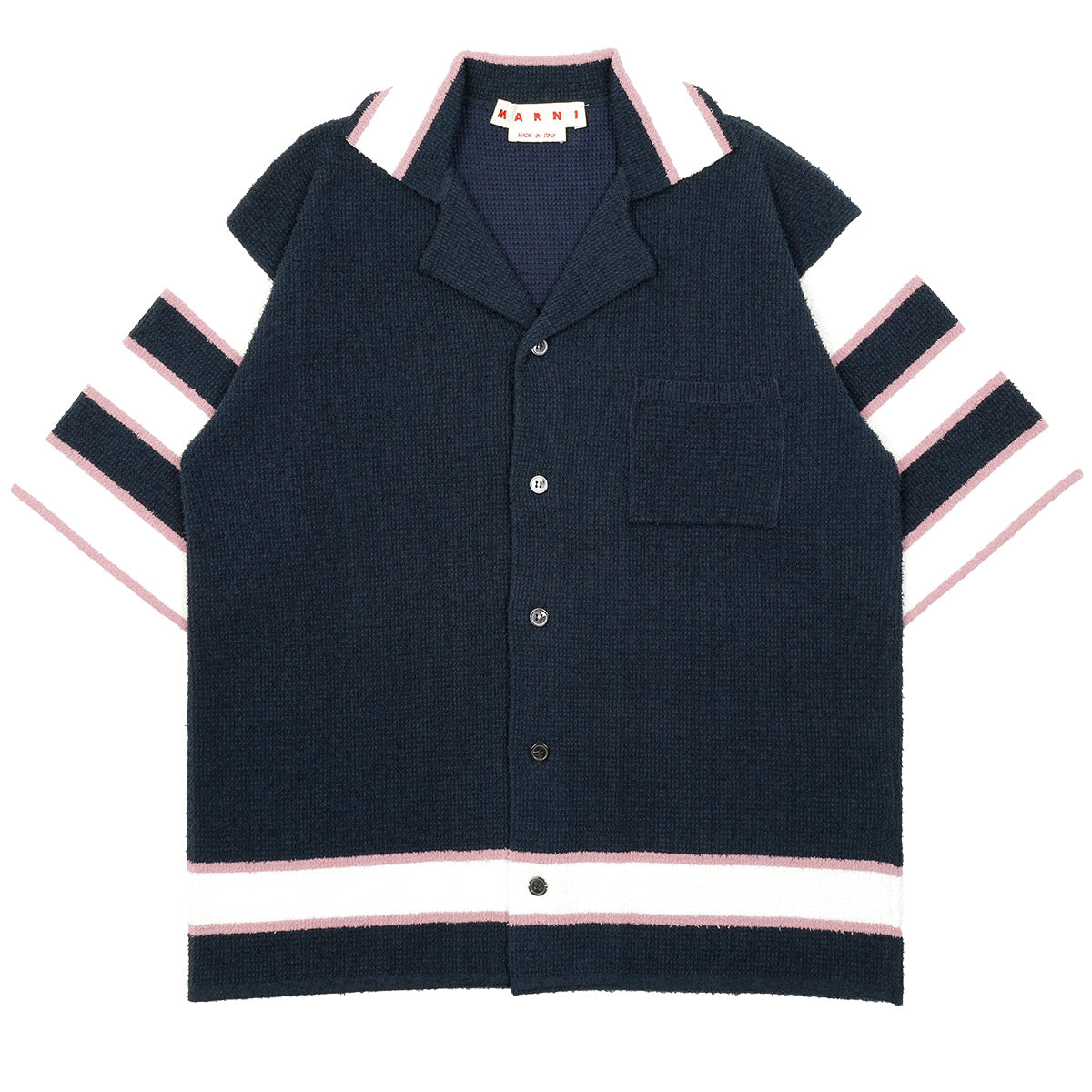 MARNI(マルニ) - BEACH TEXTURED COTTON SHIRT NAVY シャツ | cherry オンライン通販サイト –  cherry fukuoka