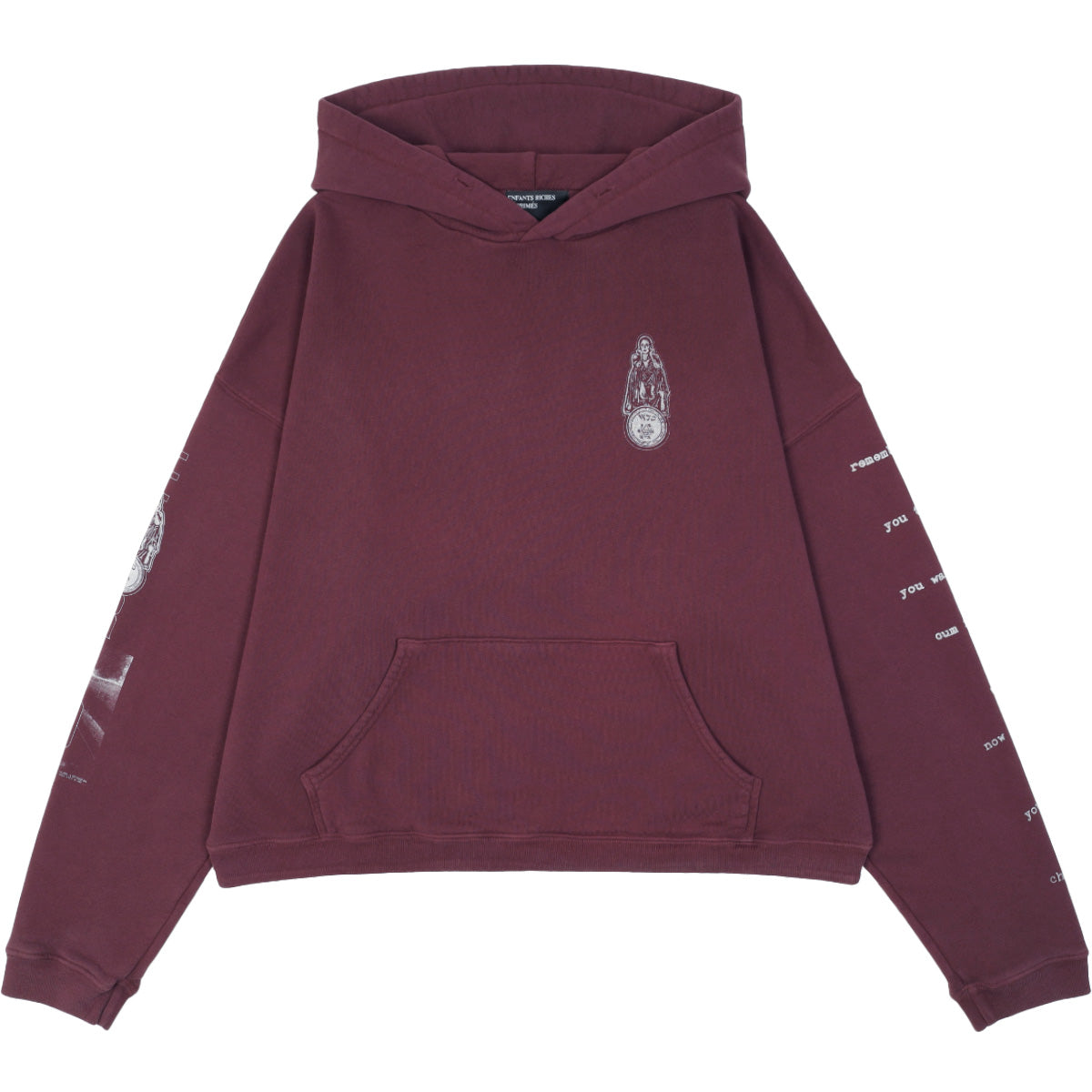 ENFANTS RICHES DEPRIMES - REMEMBER WHEN HOODIE hoodie | cherry