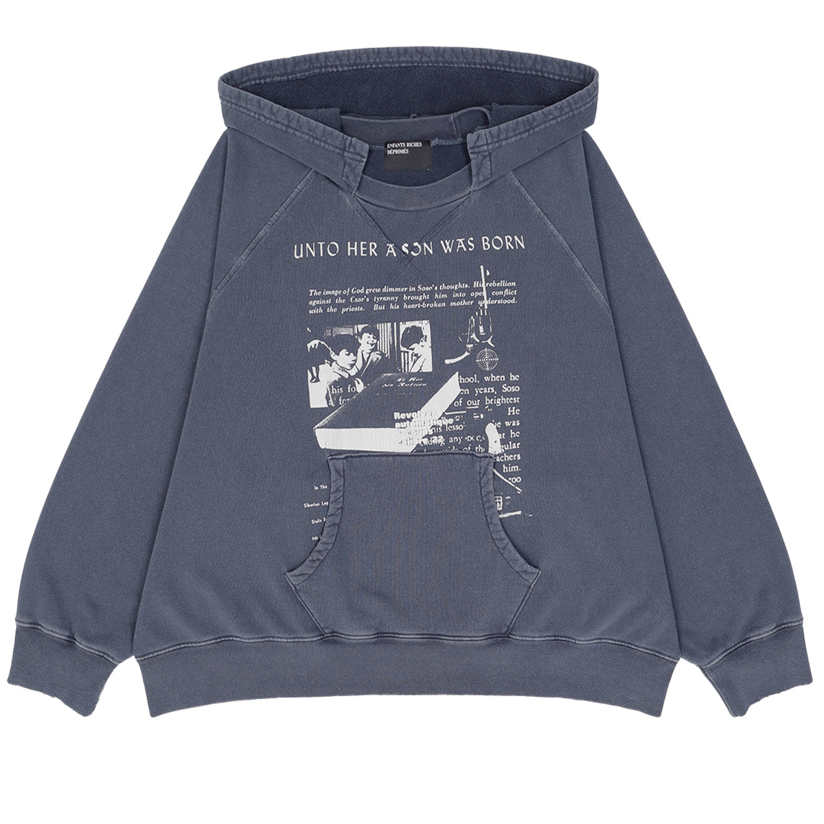 ENFANTS RICHES DEPRIMES - SOSO RAGLAN AFTERHOOD Hoodie | cherry 