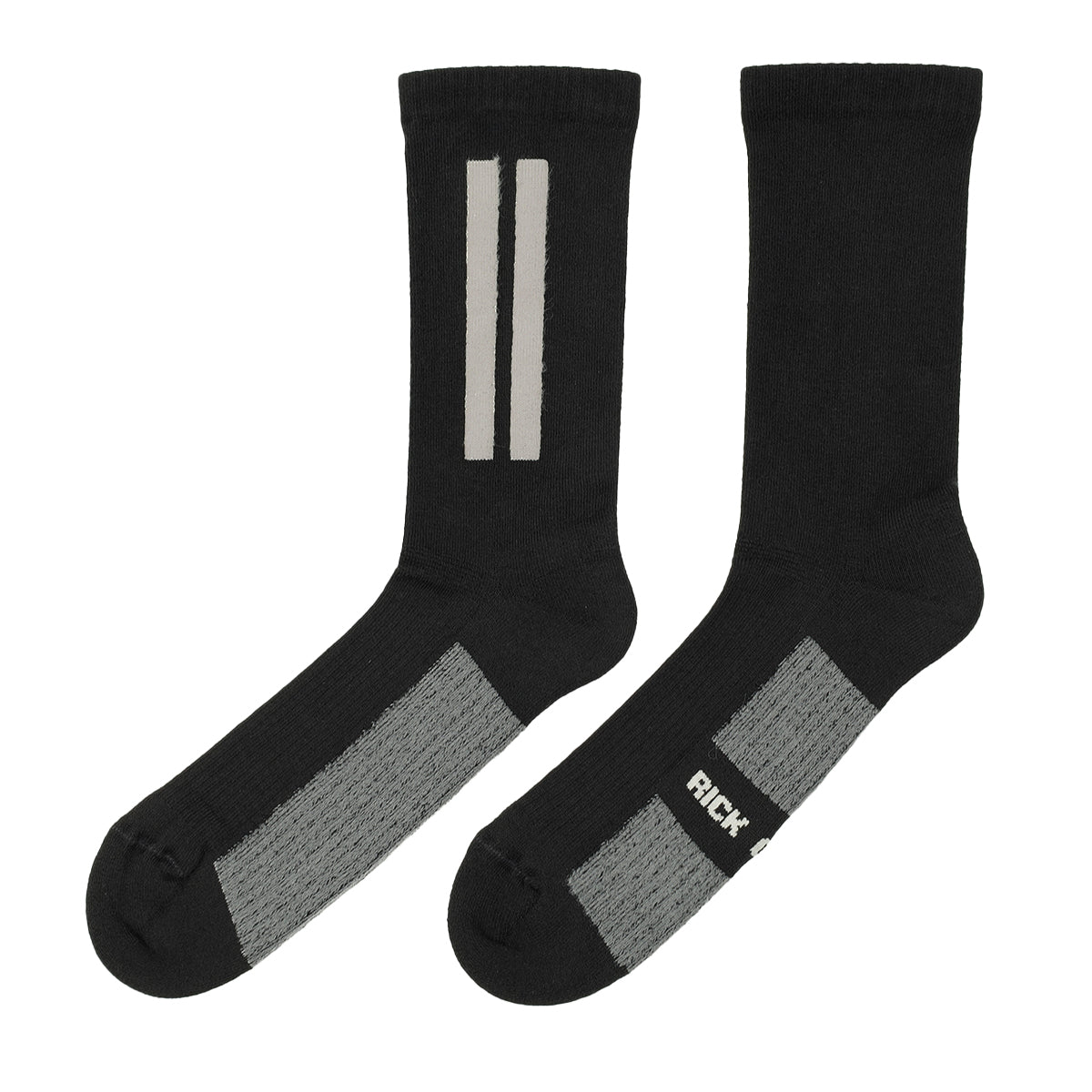 Rick Owens (リックオウエンス) - GLITTER SOCKS BLACK/PEARL ソックス
