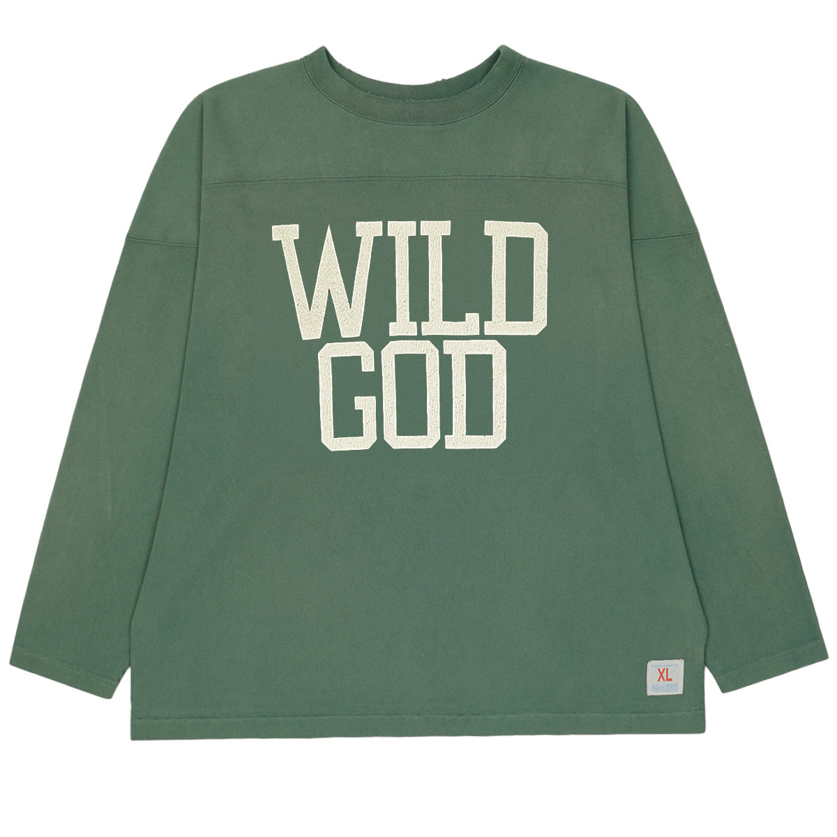 SAINT M××××××（セントマイケル）- SM056 WILD GOD FOOTBALL SWEAT 