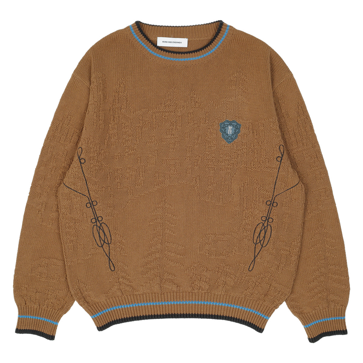 KIKO KOSTADINOV (キコ・コスタディノフ) - FITZ KNIT JUMPER RUSSET