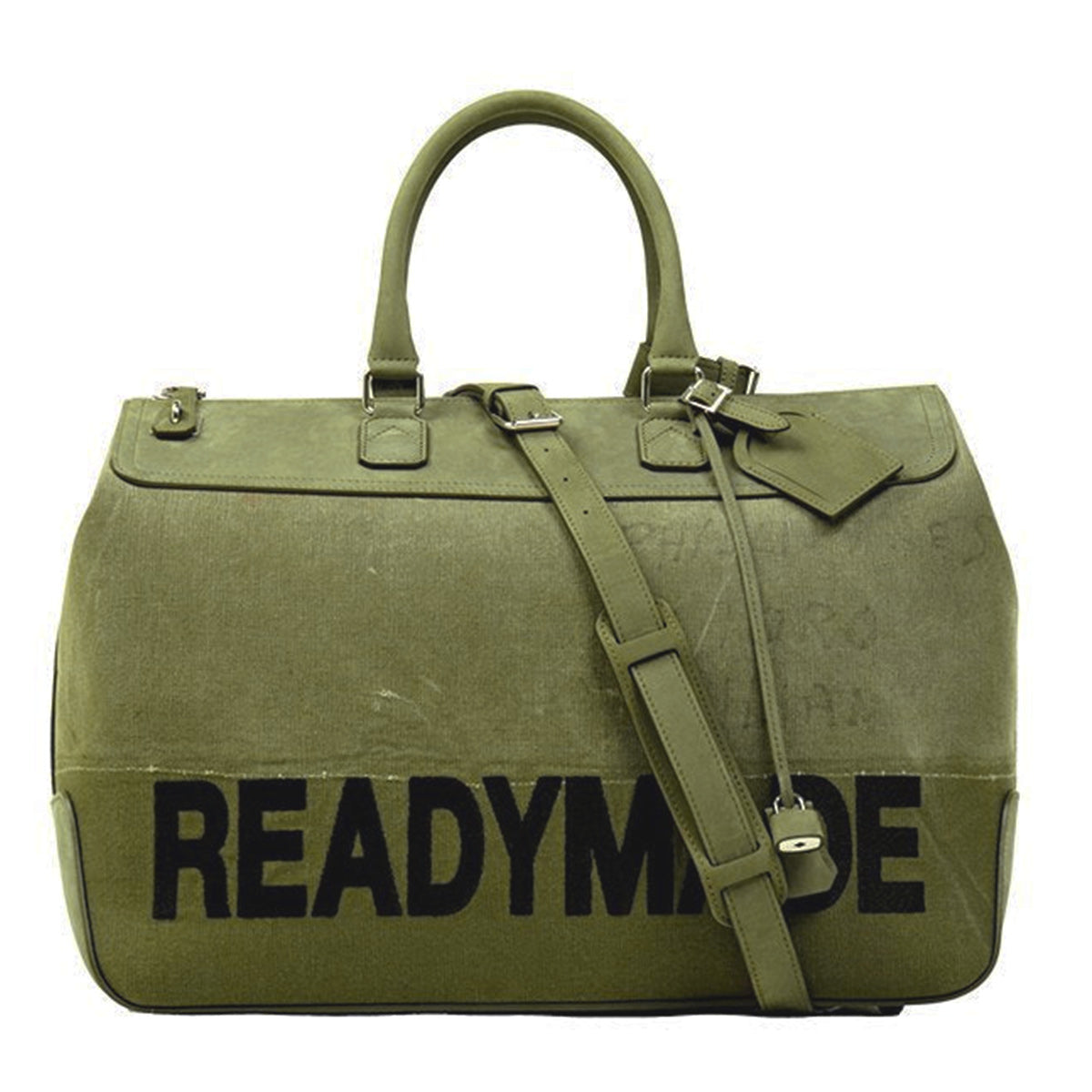 メンズReadymade GYM BAG L モノグラム ペイント レザー - ボストンバッグ