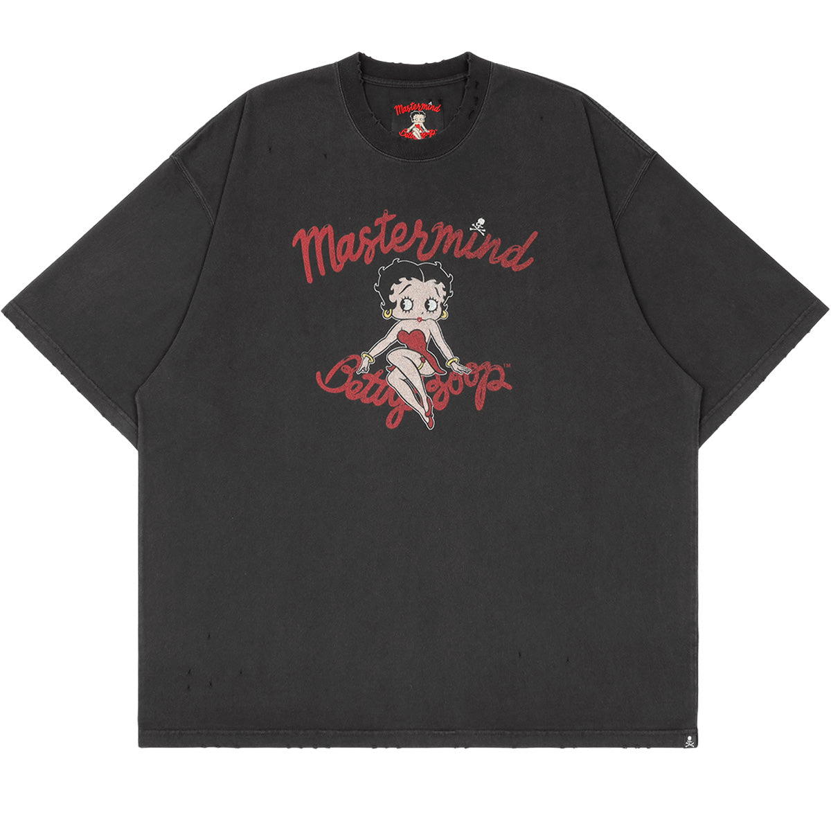 MASTERMIND WORLD - MASTERMIND WORLD × Betty Boop™ BOXY DAMAGED S/S