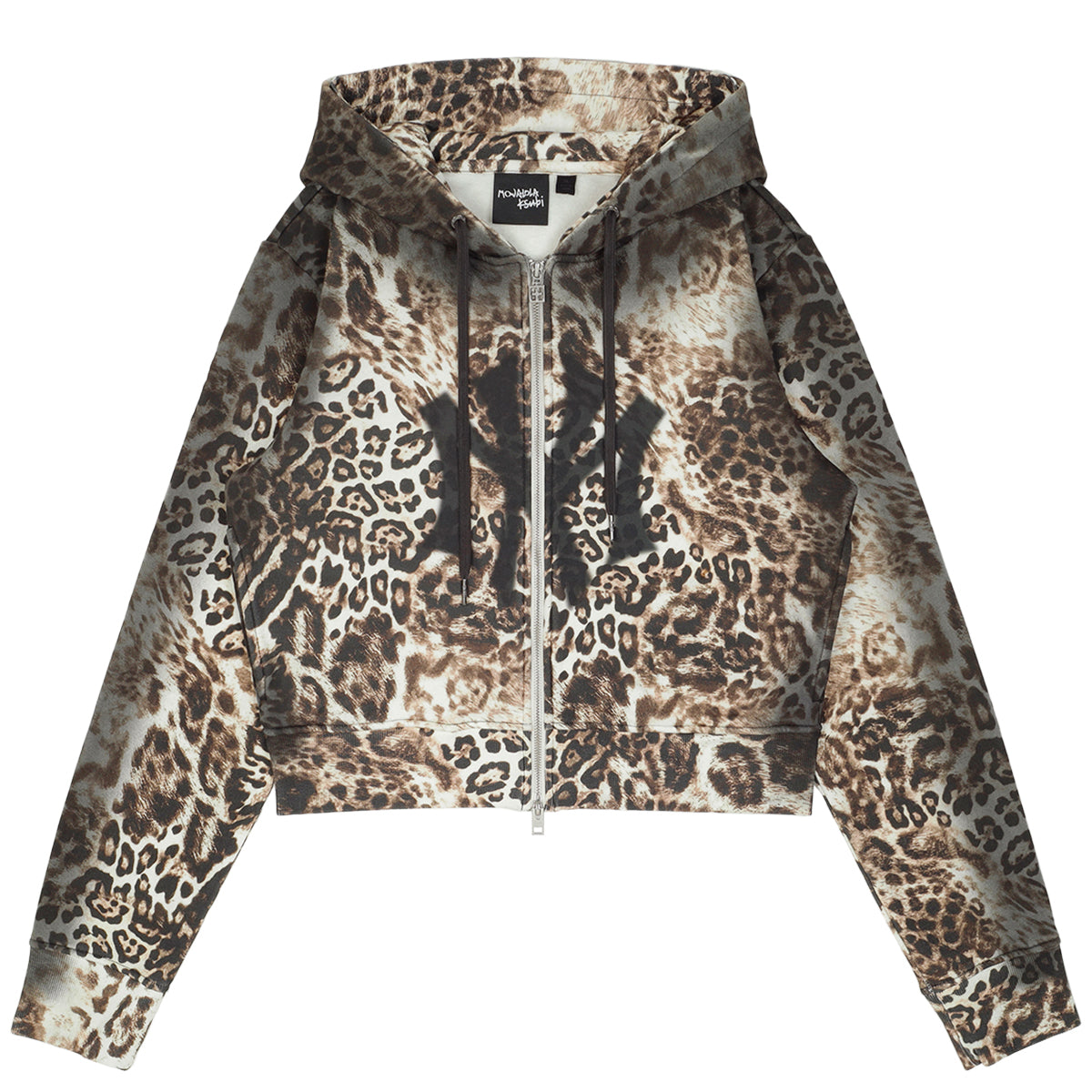 Mowalola - KSUBI × MOWALOLA MOWA ZIP THRU HOODIE CHEETAH