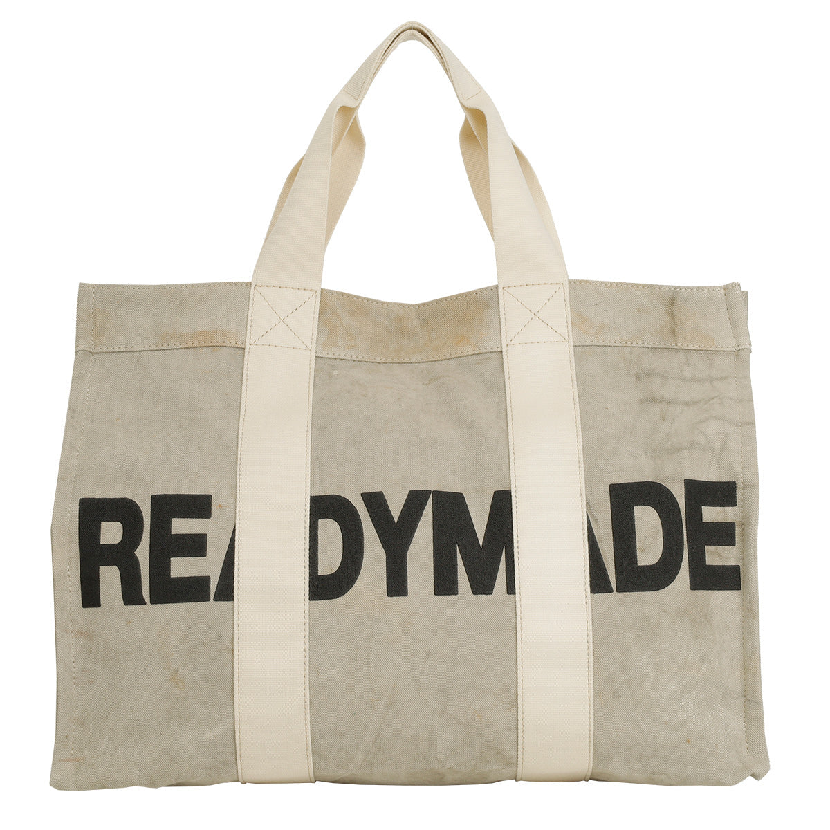 READYMADE (レディメイド) - EASY TOTE (L) WHITE トートバッグ