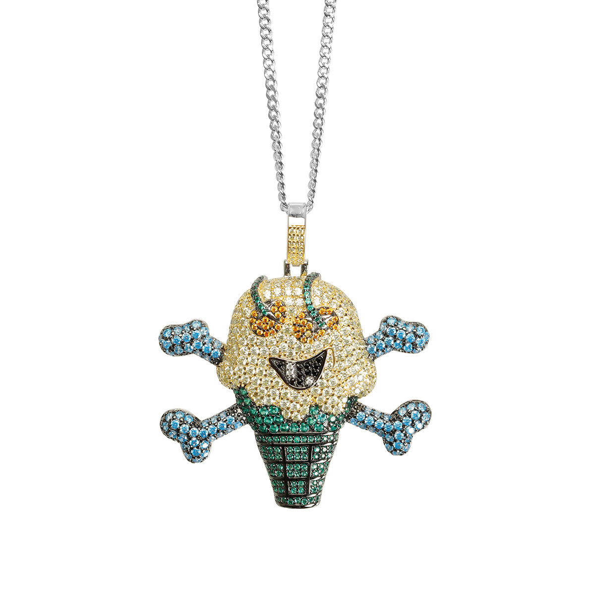 ICECREAM - ICECREAM x GHOST CONE & BONE NECKLACE necklace | cherry  online official mail order site – cherry fukuoka