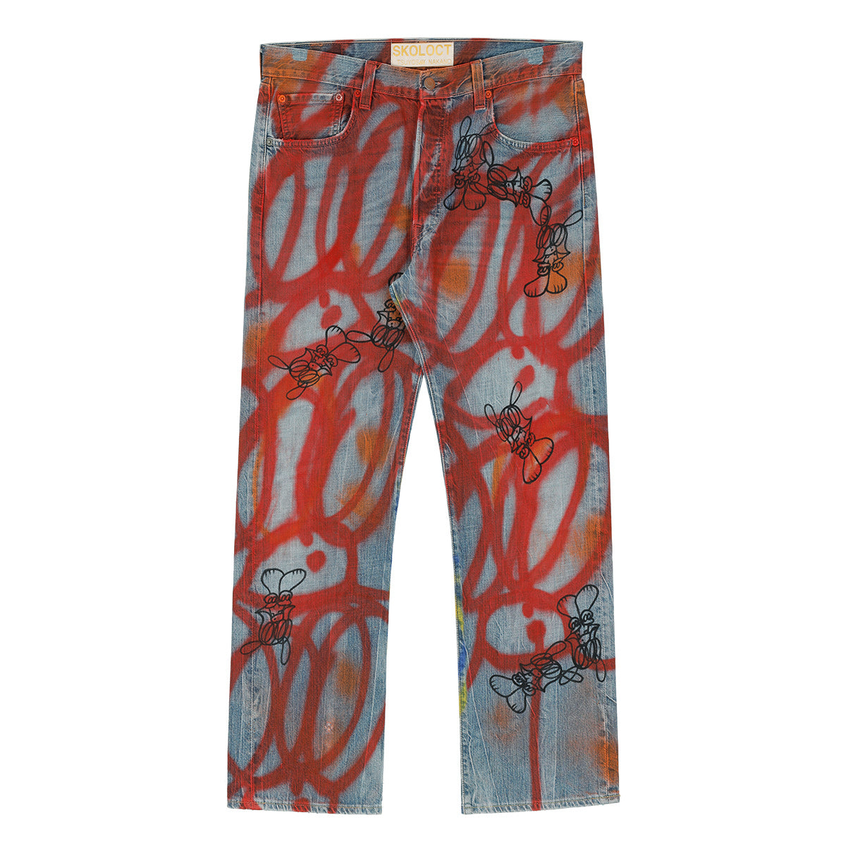 SKOLOCT DENIM PANTS Sサイズ スコロクト | comonuevo.com.co