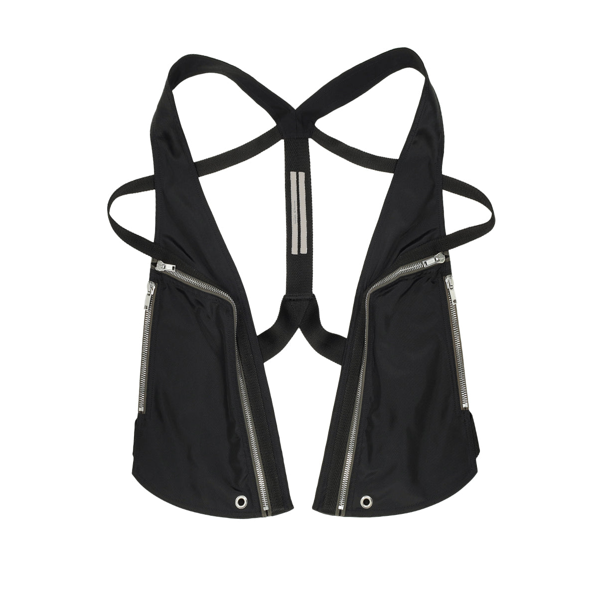 Rick Owens - TEMPLE S/S 26 TEMPLE BAUHAUS VEST BLACK Vest | cherry
