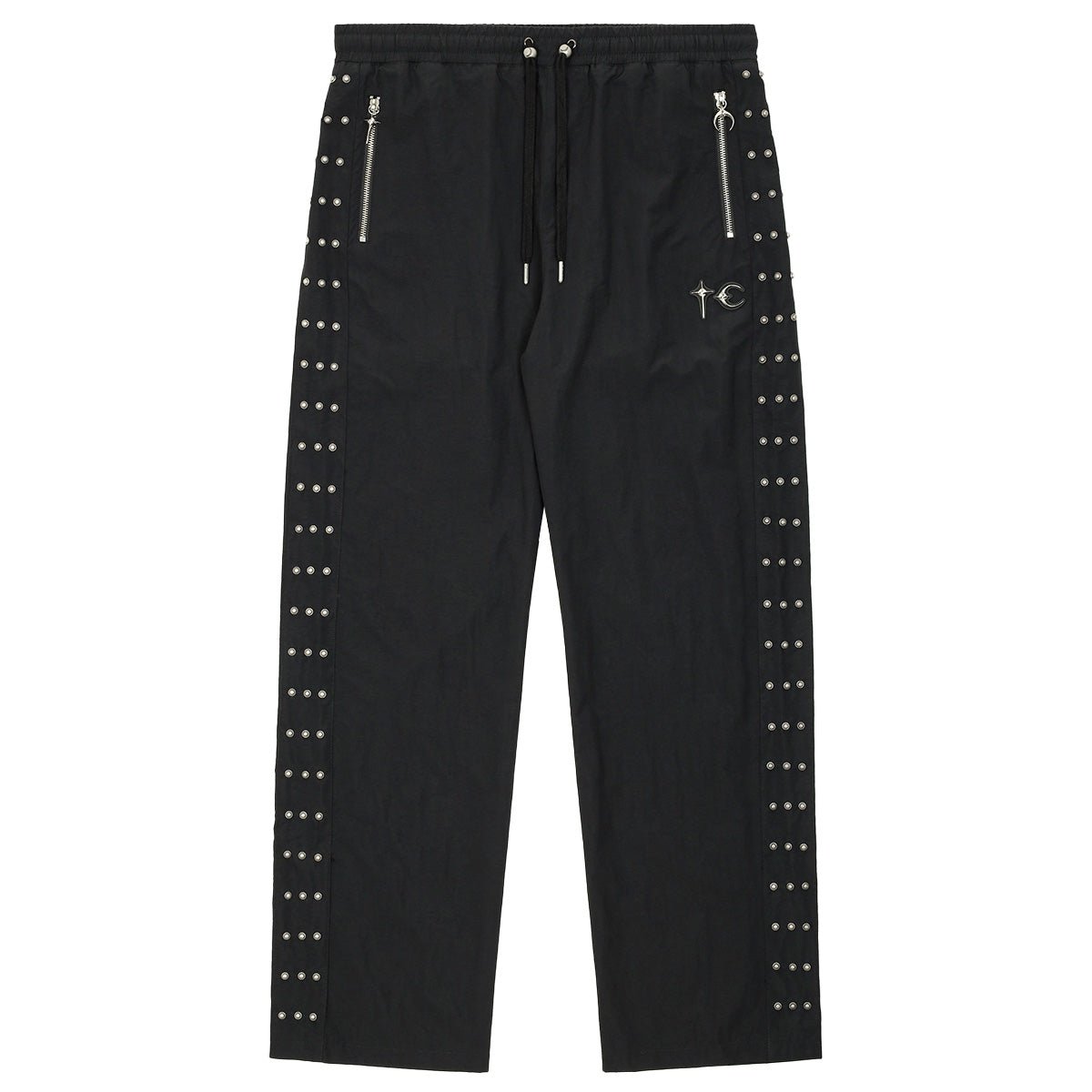 Thug Club (サグ クラブ) - TRIPLE LINE STUD TRACK PANTS パンツ