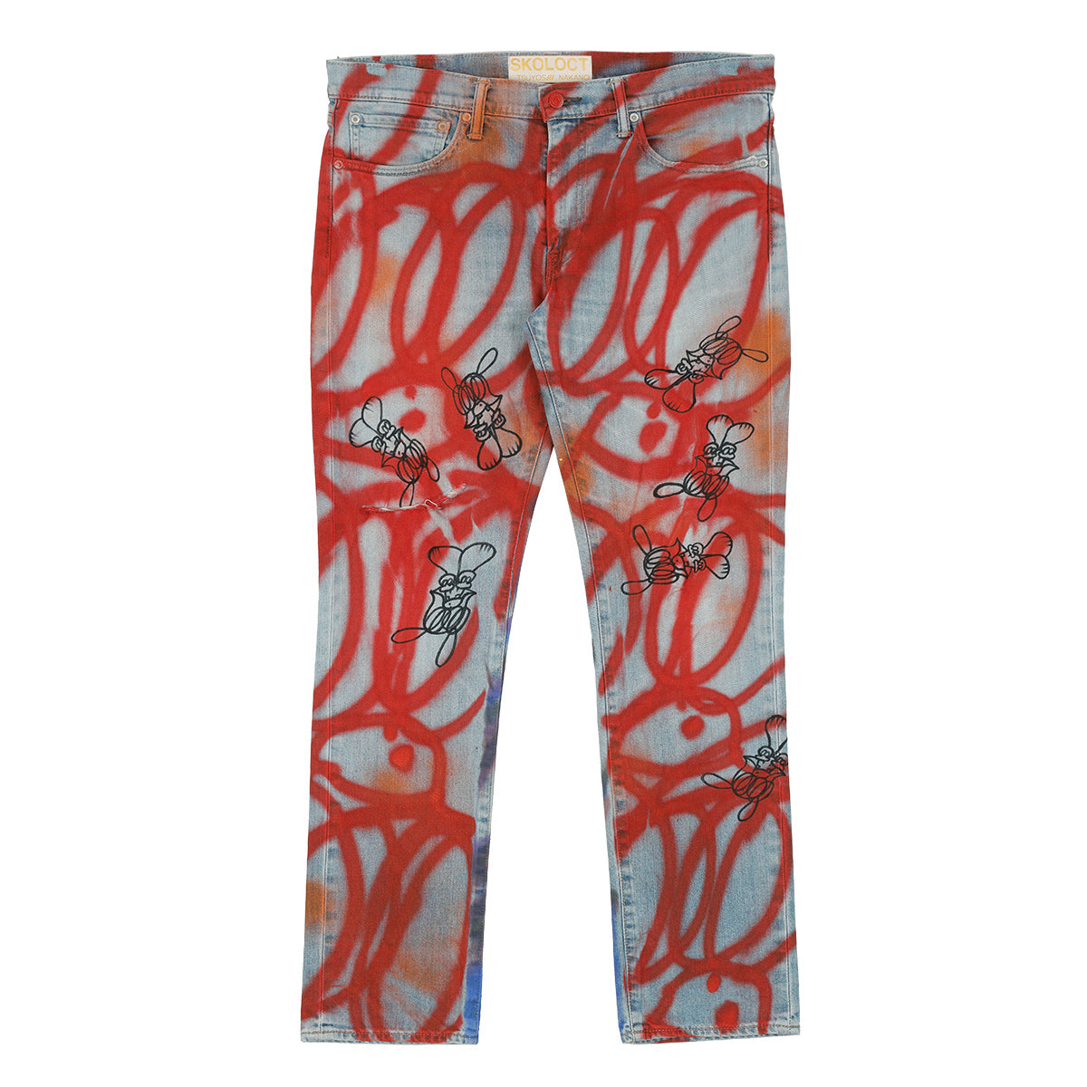 SKOLOCT(スコロクト) - PAINTED SKO DENIM デニムパンツ | cherry