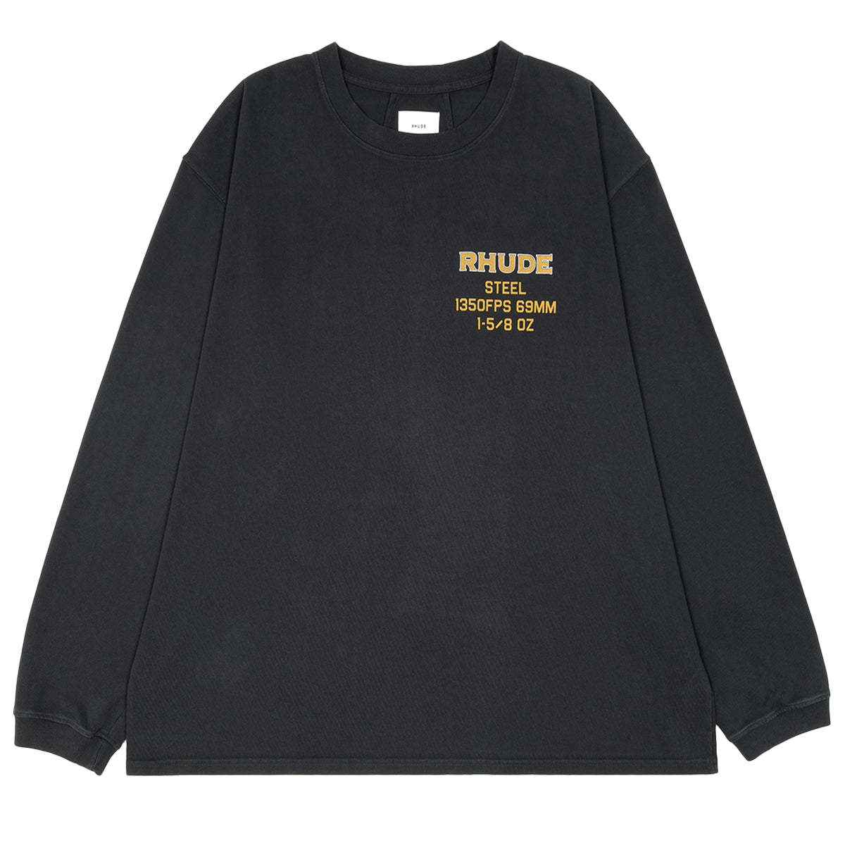 【RHUDE】ルード ヴィンテージ加工 USA製 ロンT 長袖 XLサイズ LOVE ファッション 【RHUDE】ルード ヴィンテージ加工 USA製