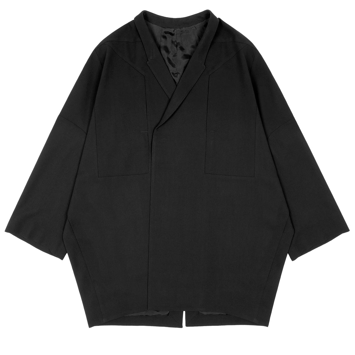 希少！リックオウエンス！ボーダー襟付き クロップドジャケット 希少！リックオウエンス！ボーダー襟付き クロップドジャケット