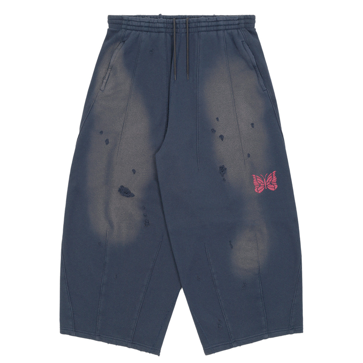 Needles (ニードルズ) - DECONSTRUCTED H.D. SWEAT PANT NAVY