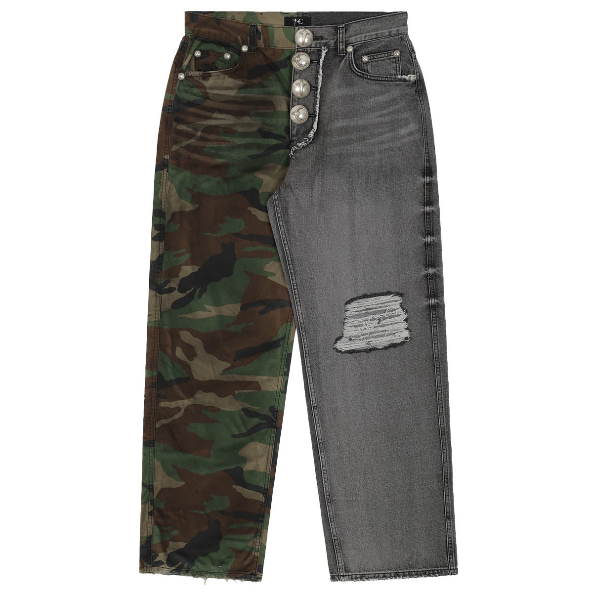 パンツ thug Thug Club (サグ クラブ) - TC CAMO DOCKING PANTS デニムパンツ