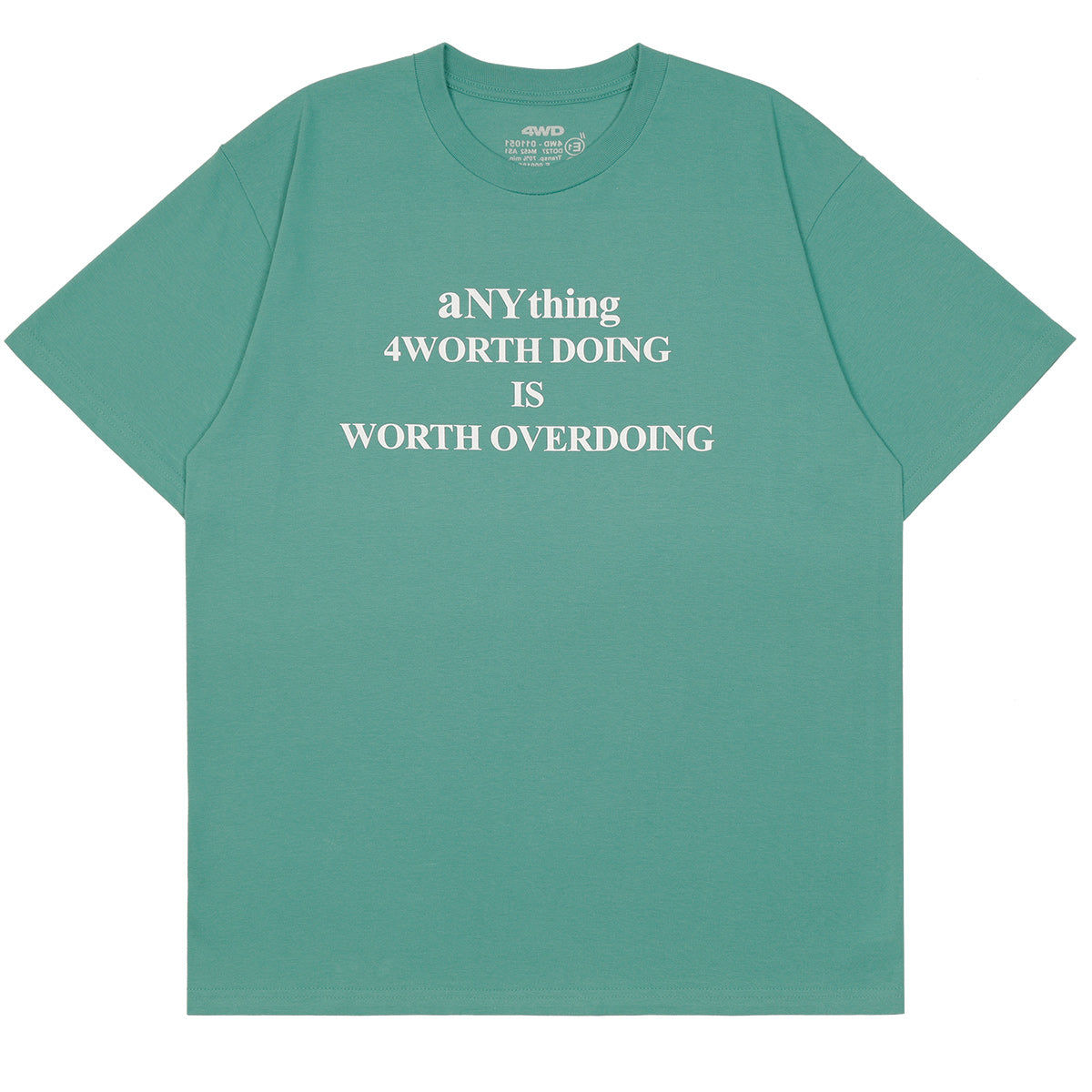 4WORTHDOING - ANY THINGS 4 WORTH DOING S/S TEE T 恤| cherry 官方