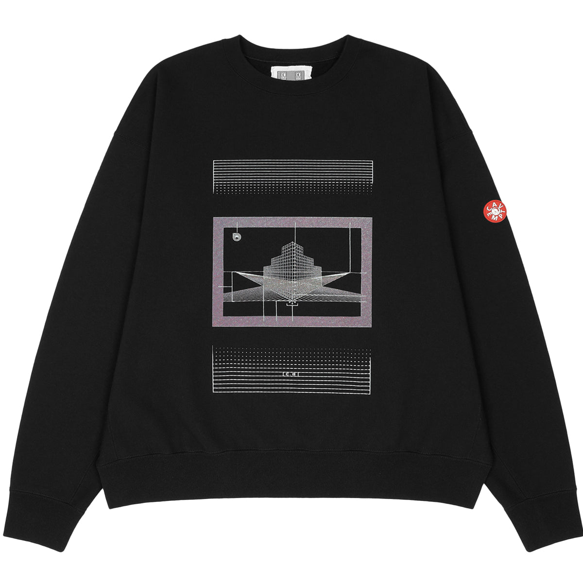 CAVEMPT - AS CDISC2_1 CREW NECK Crew Neck Sweatshirt | cherry