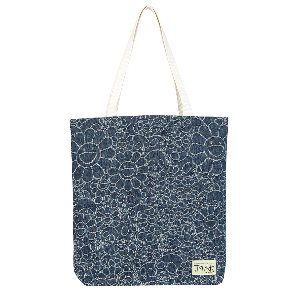 村上隆 Skulls & Flower tote bag Black Murakami Takashi ⁄ Drops 
