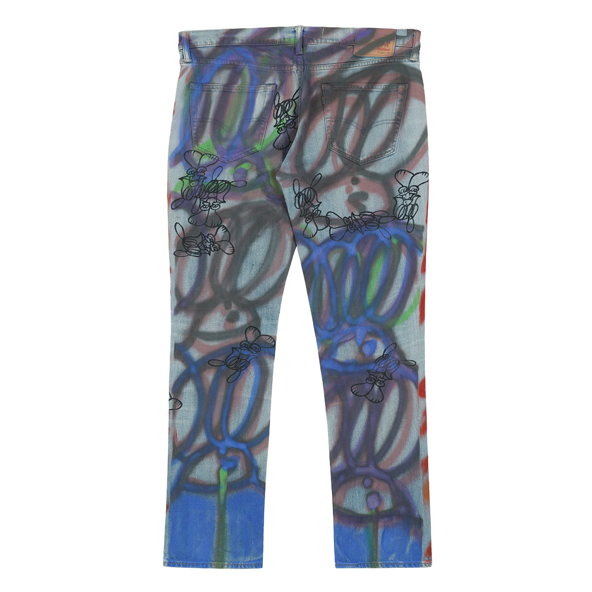 SKOLOCT - PAINTED SKO DENIM Denim Pants | cherry Official Online