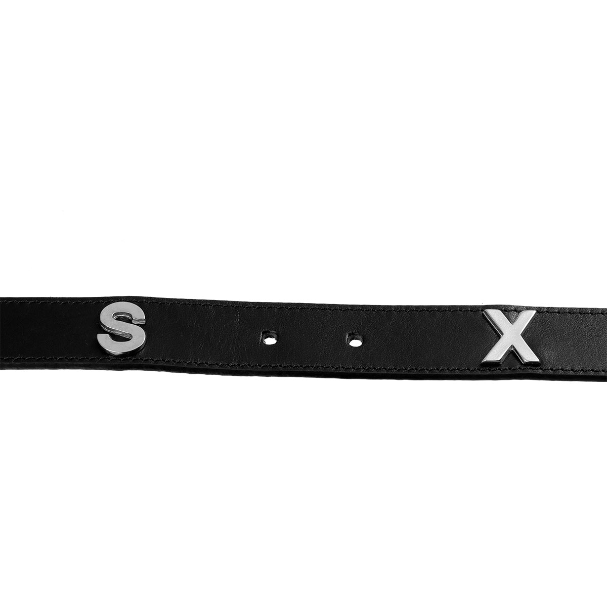 Martine Rose – Sex Letter Belt Black