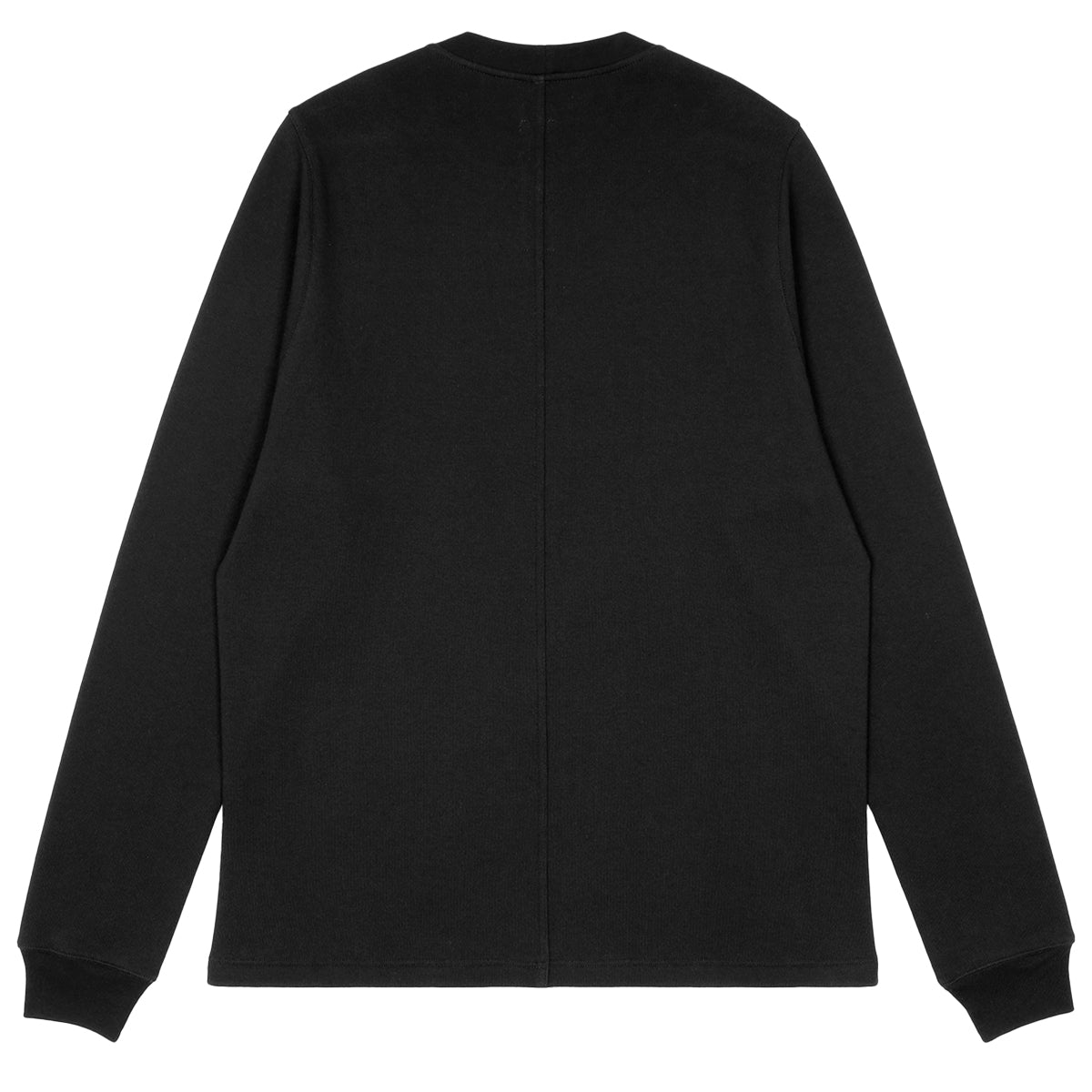 Rick Owens リックオウエンス CREWNECK SHORT RICK OWENS - 【25AW】リブ クルーネック 長袖スウェット シャツ