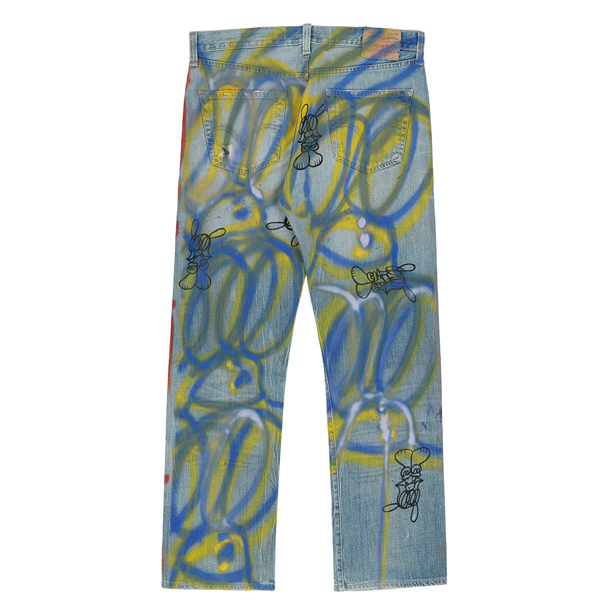 SKOLOCT - PAINTED SKO DENIM Denim Pants | cherry Official Online