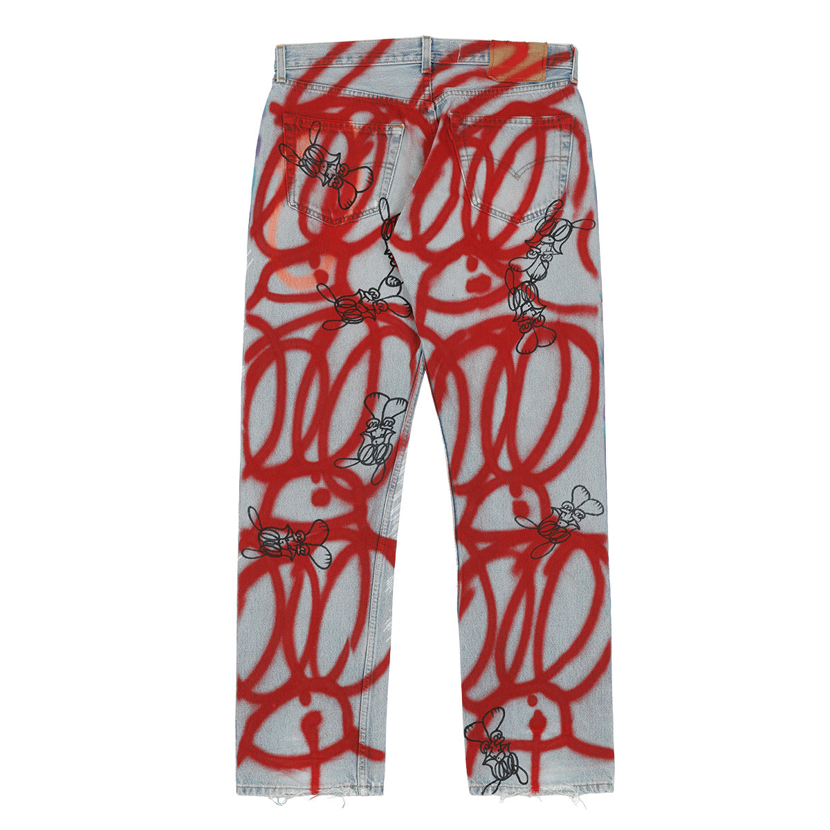 SKOLOCT(スコロクト) - PAINTED SKO DENIM デニムパンツ | cherry