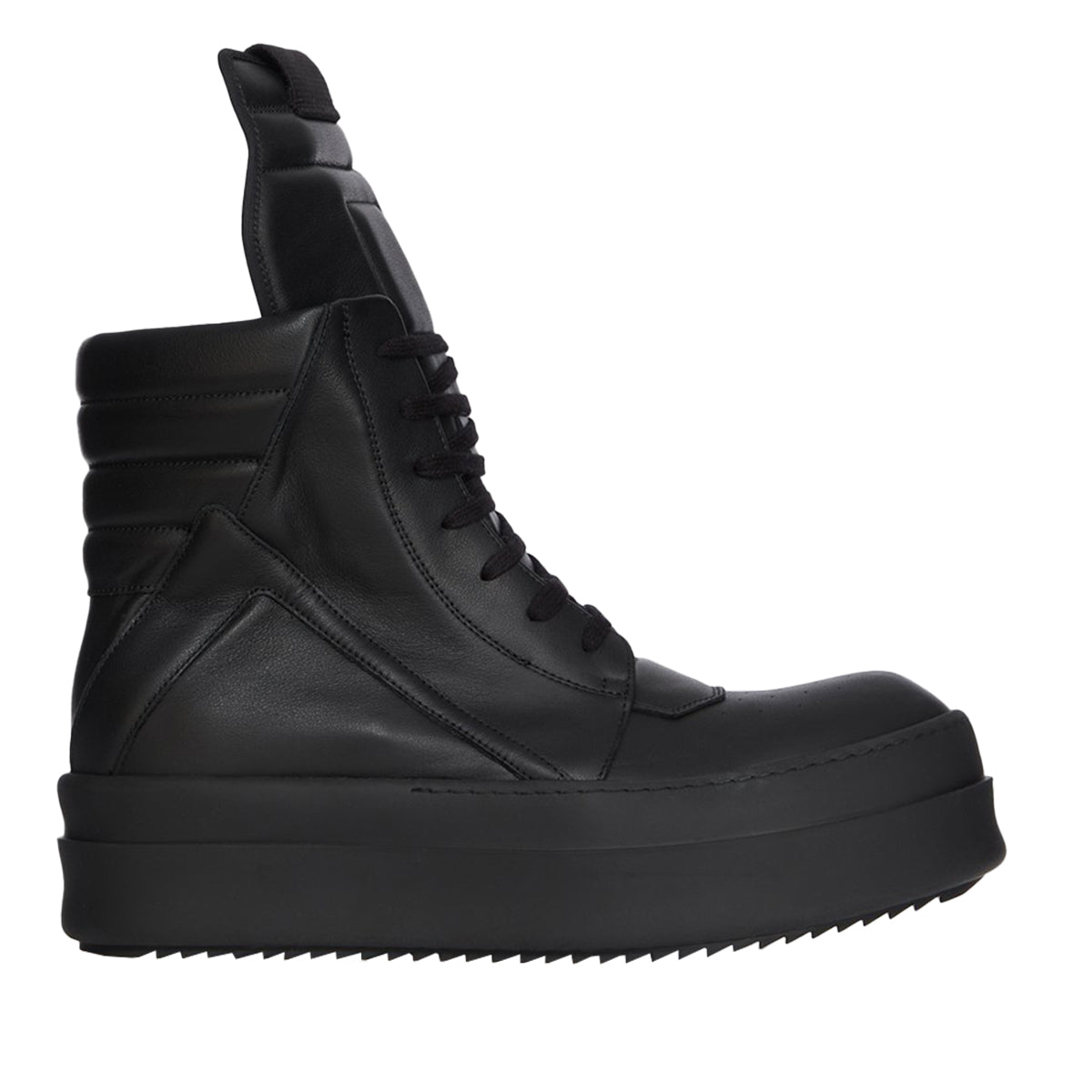 Rick Owens - MEGA BUMPER GEOBASKET ALL BLACK high-top