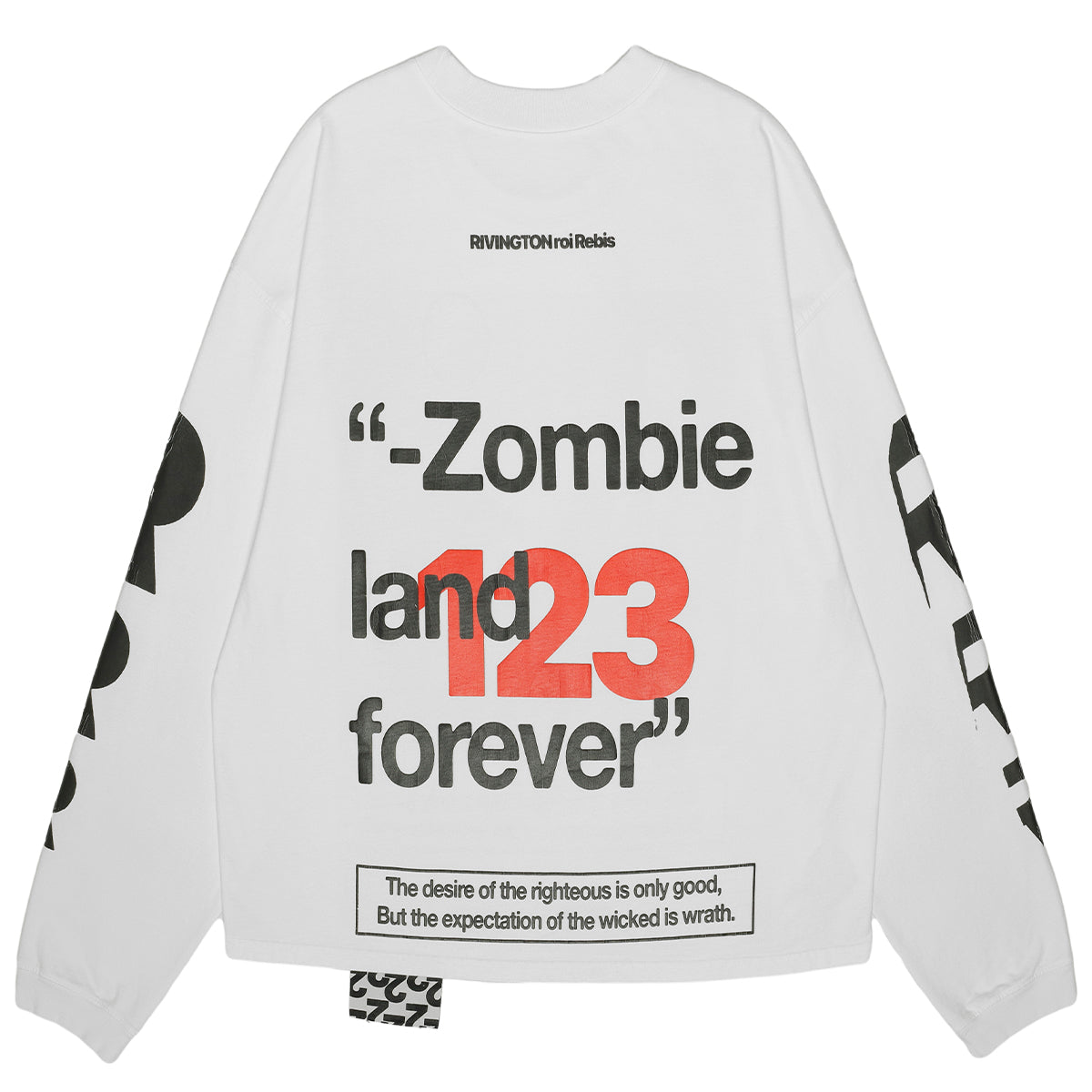 RRR123 - ZOMBIELAND L/S TEE WHITE Tシャツ | cherry オンライン公式