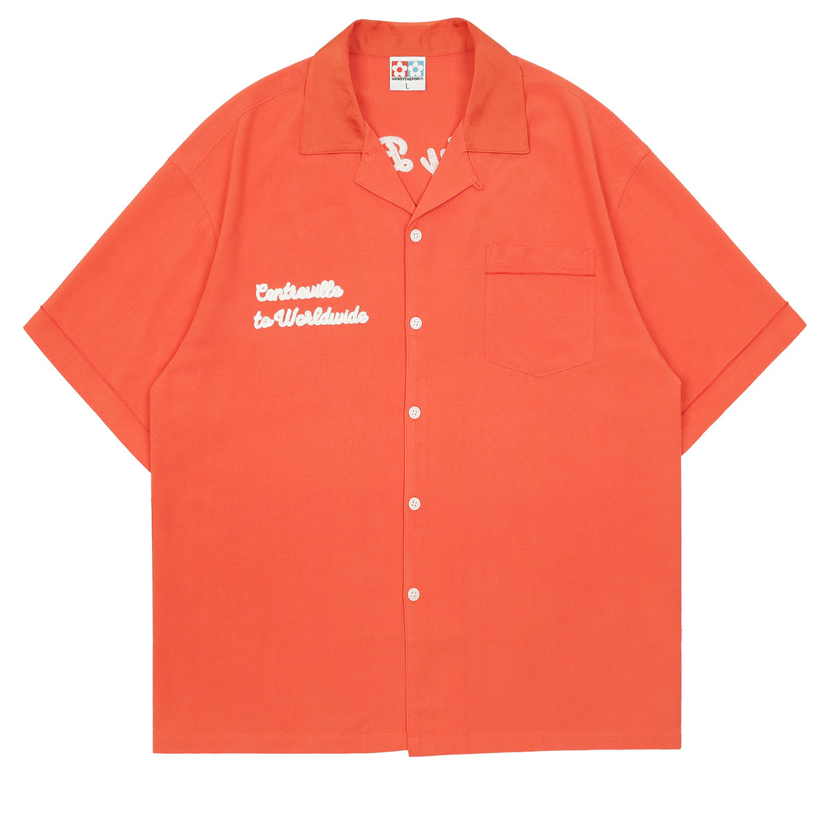 VANDY THE PINK - BOWLING EMBROIDERY SHIRT Shirt  cherry Official Online  Store – cherry fukuoka