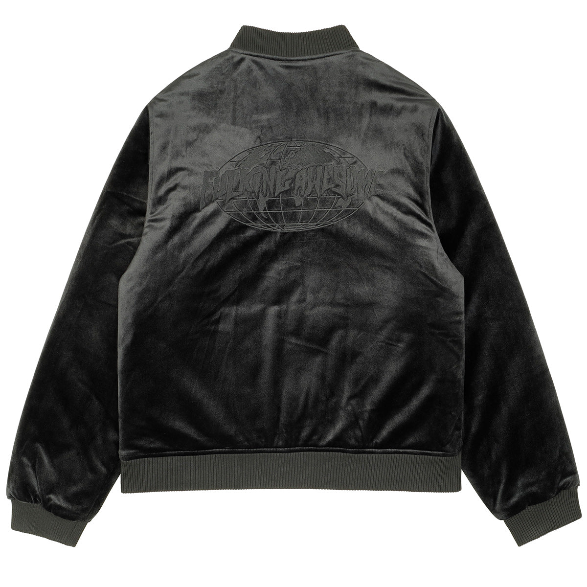 VELOUR BOMBER JACKET