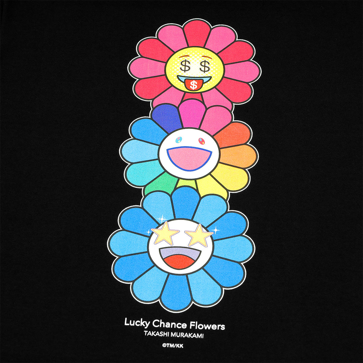 村上隆\"Lucky Chance Flowers\" T-shirt Takashi Murakami / kaikai kiki - 