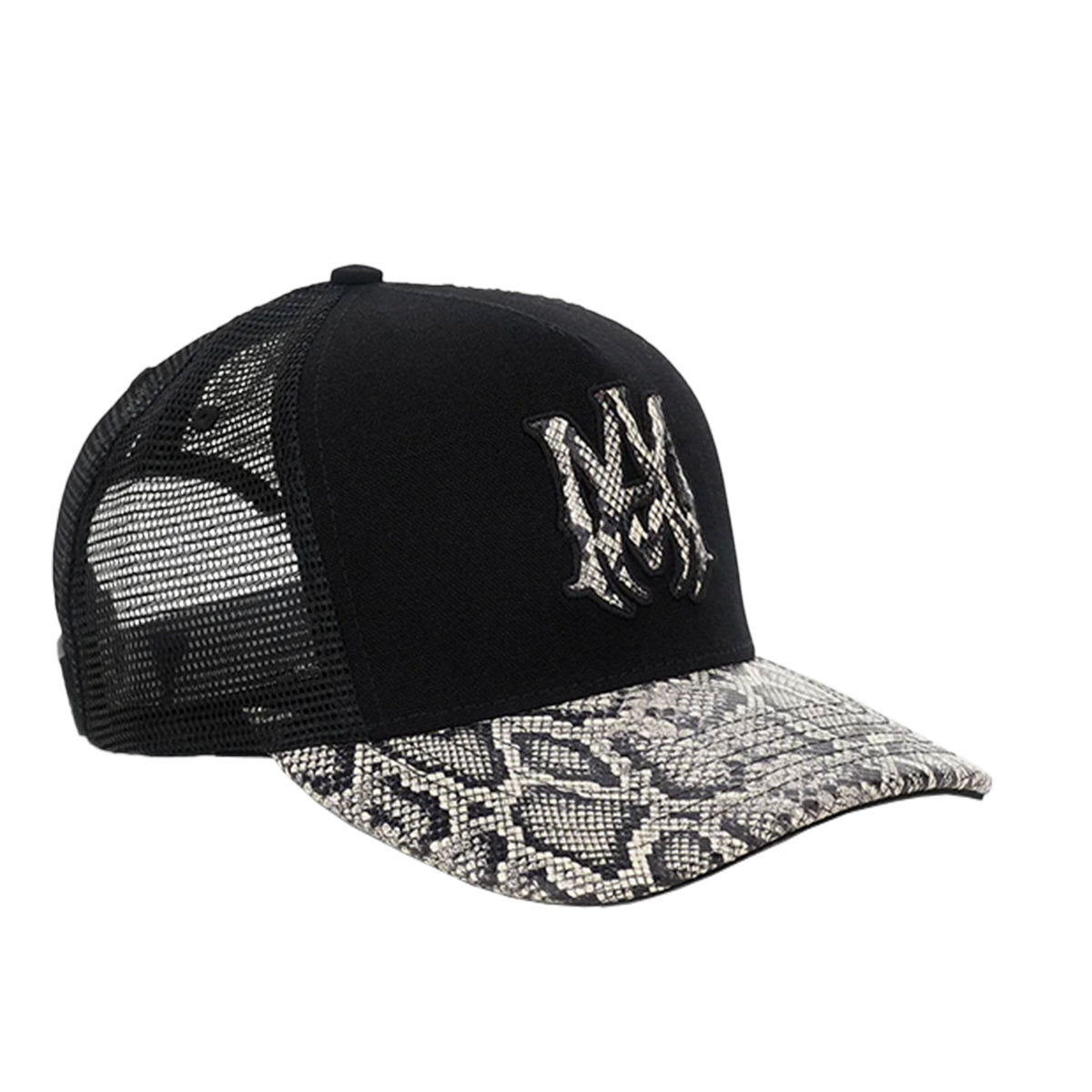 AMIRI(アミリ) - SNAKE MA TRUCKER HAT BLACK キャップ | cherry