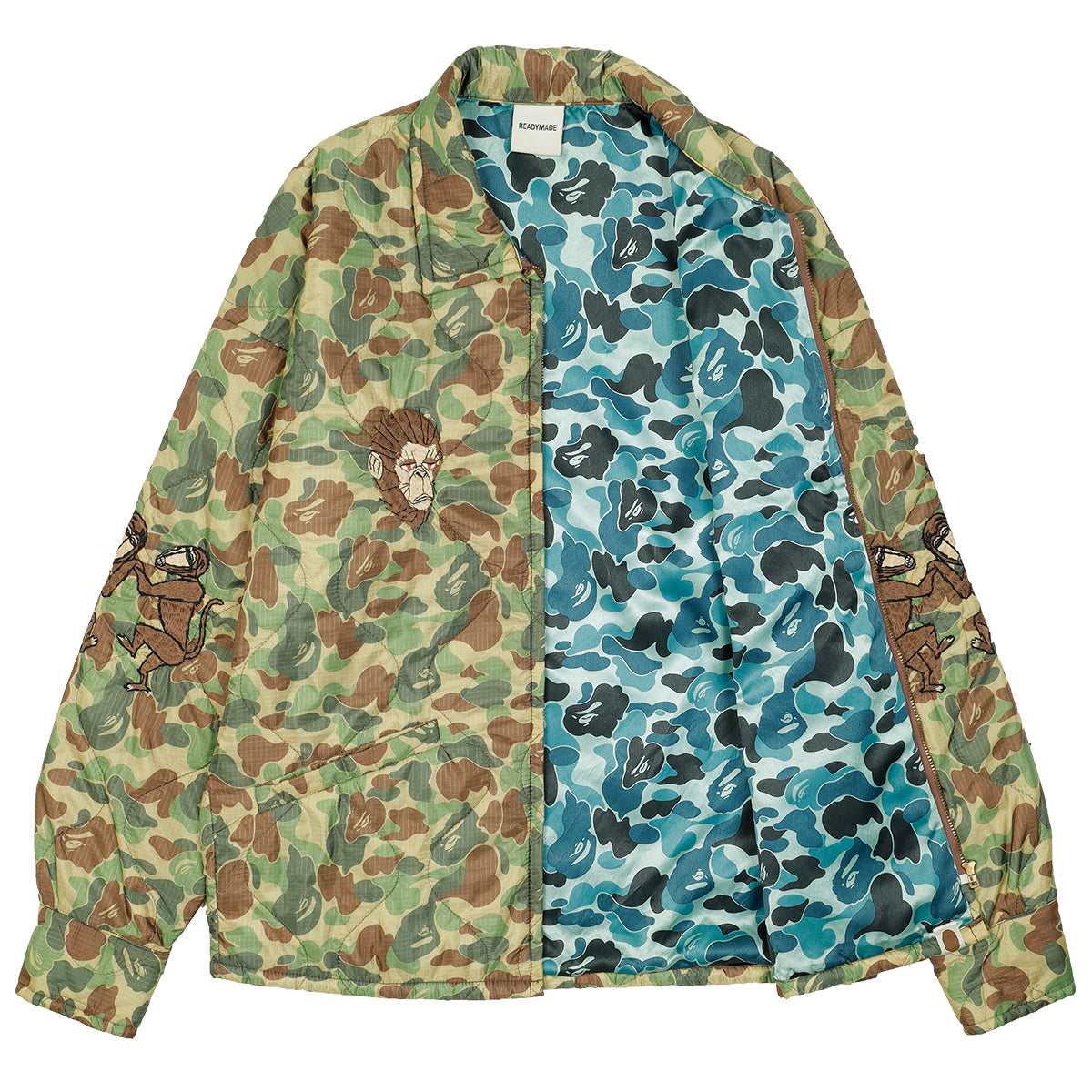 READYMADE READYMADE×A BATHING APE® VIETNAM JAMBER cherry