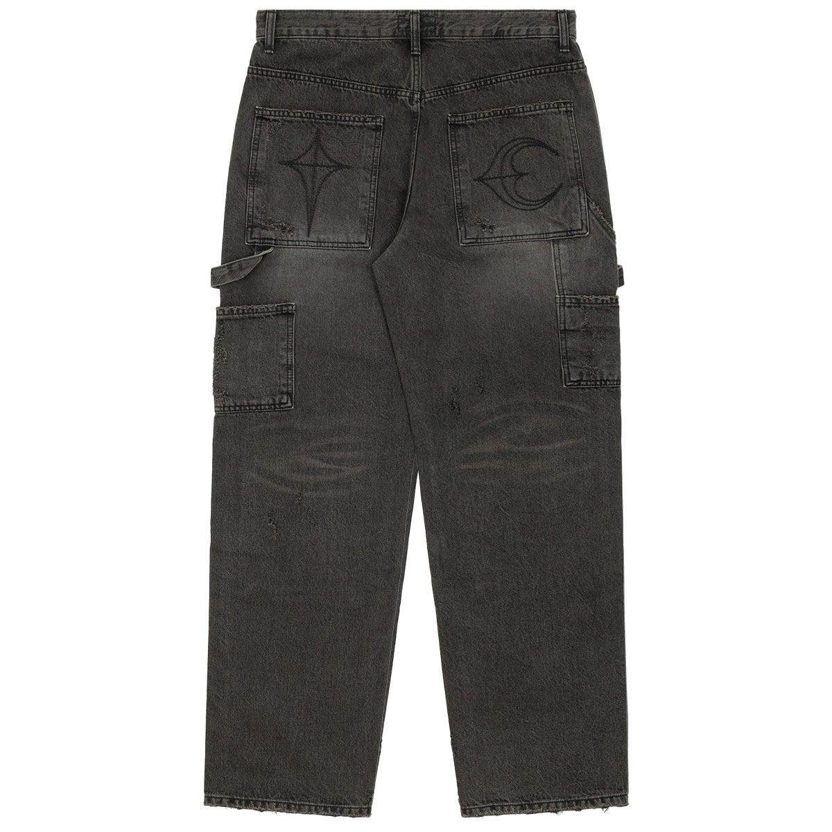 Thug Club (サグ クラブ) - STUDED KNEE CARPENTER PANTS デニムパンツ