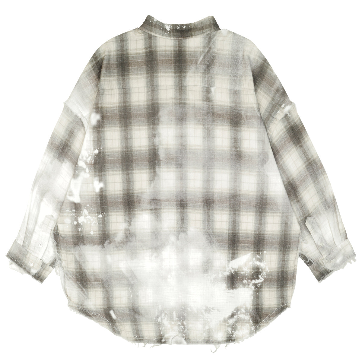 R13(アールサーティーン) - SHREDDED SEAM DROP NECK SHIRT 