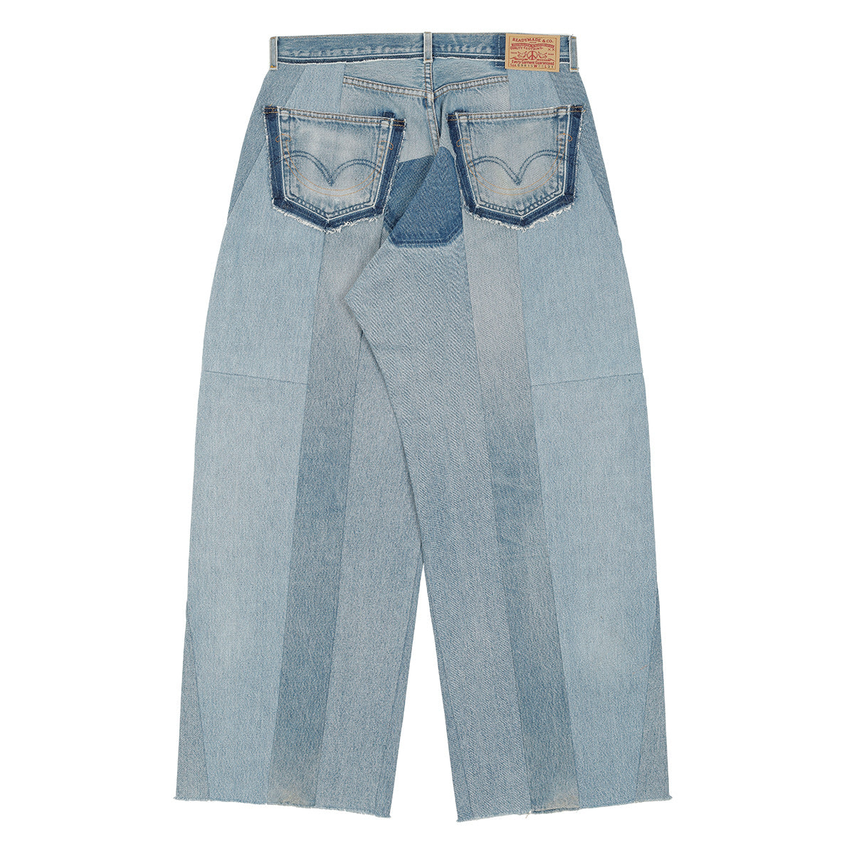 ライトインディゴサイズレディメイドREADY MADE□DENIM PANTS WIDE ...