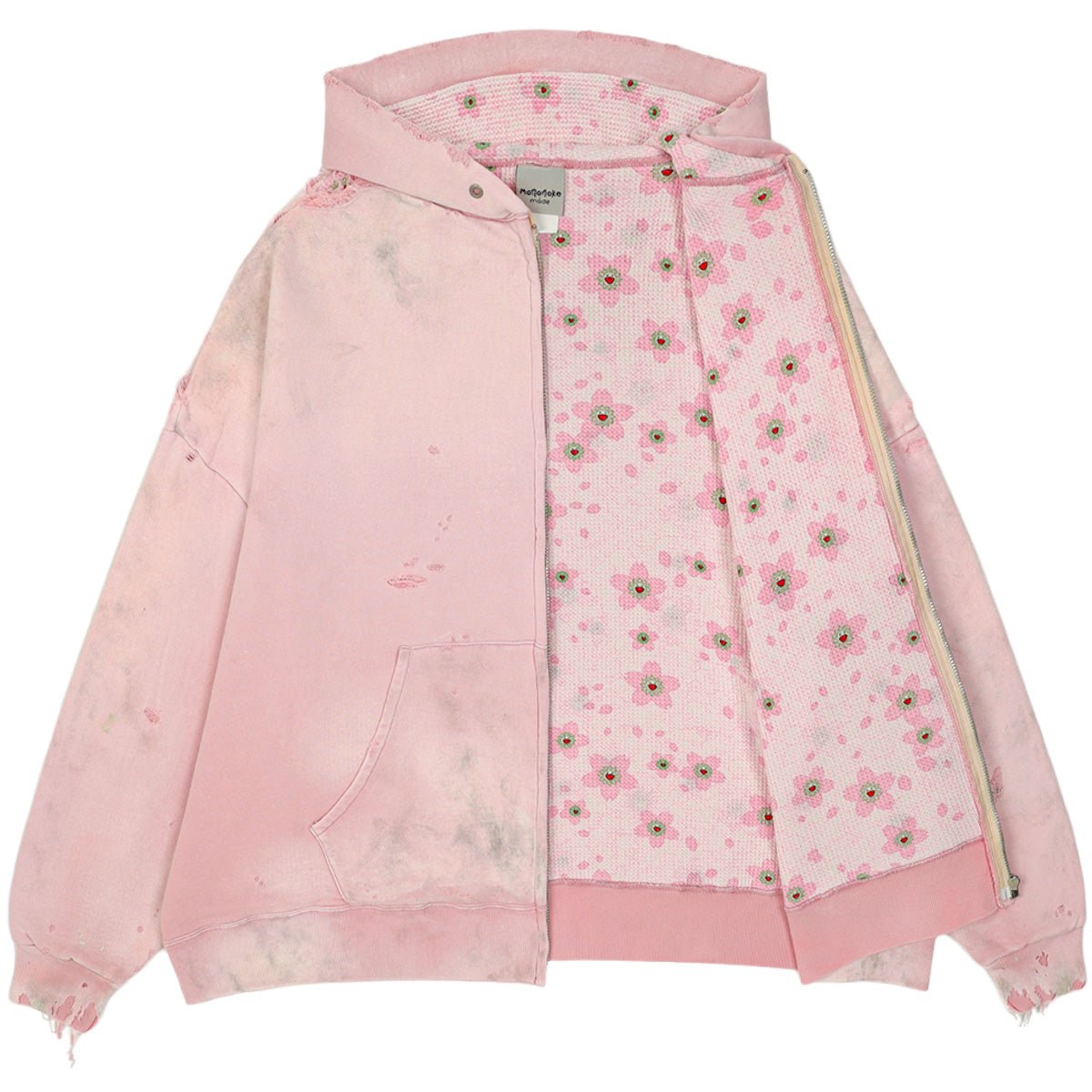 mononoke・made(モノノケ・メイド) - SAKURA DOUBLE FACE ZIP HOODIE