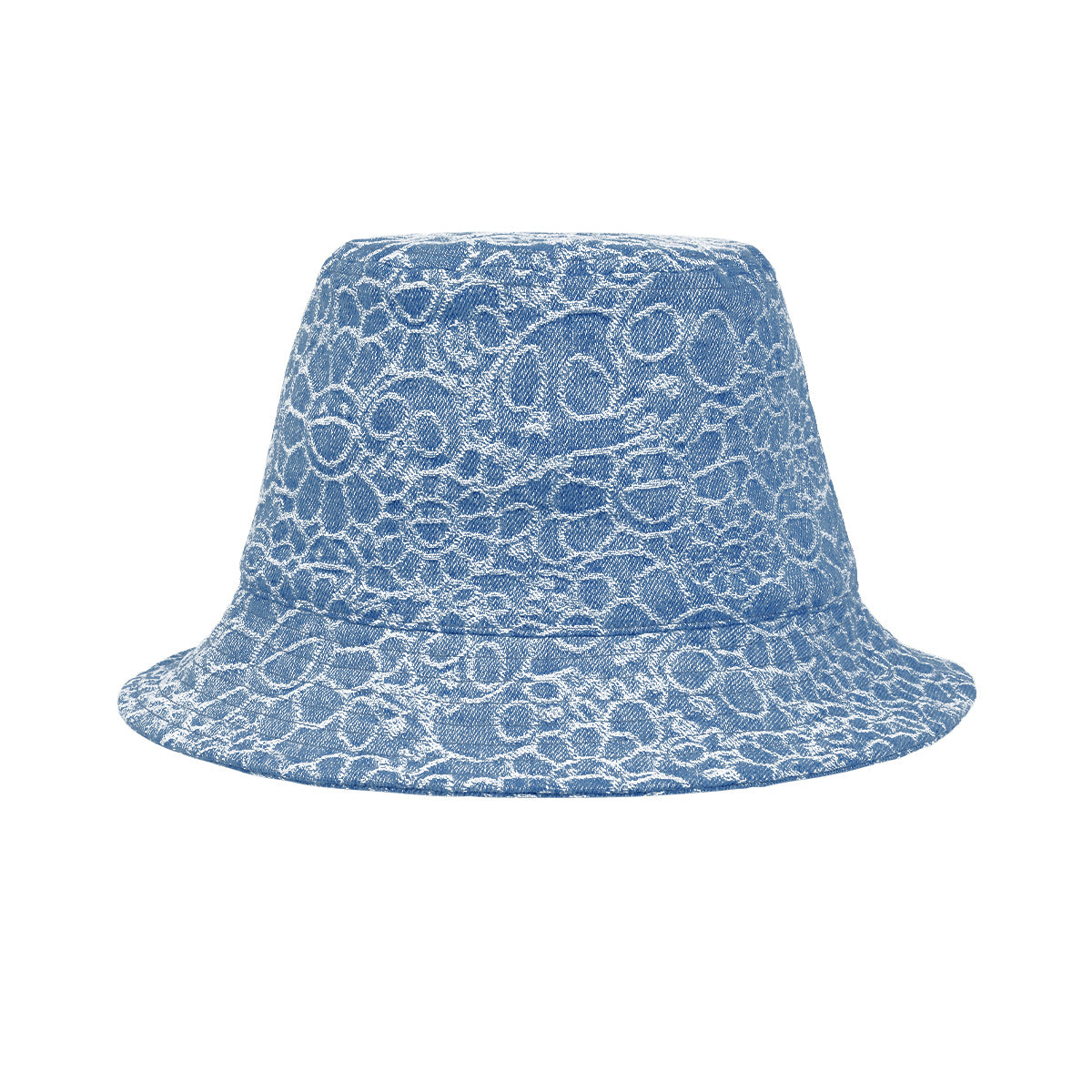 KNJ Flower Denim Bucket Hat