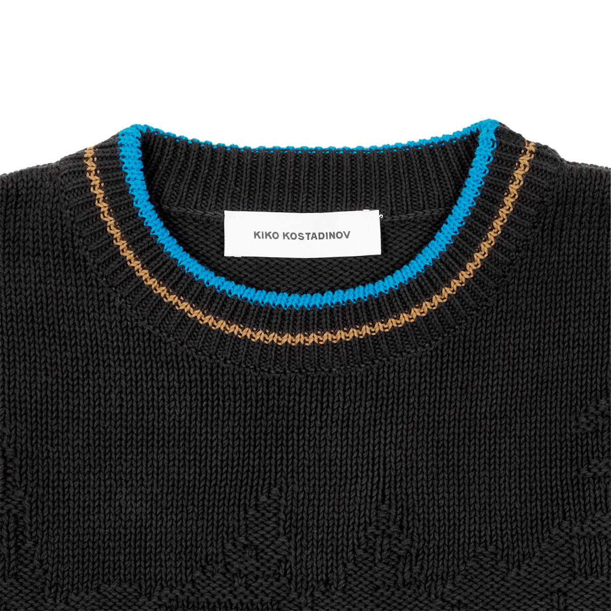 KIKO KOSTADINOV (キコ・コスタディノフ) - FITZ KNIT JUMPER BLACK