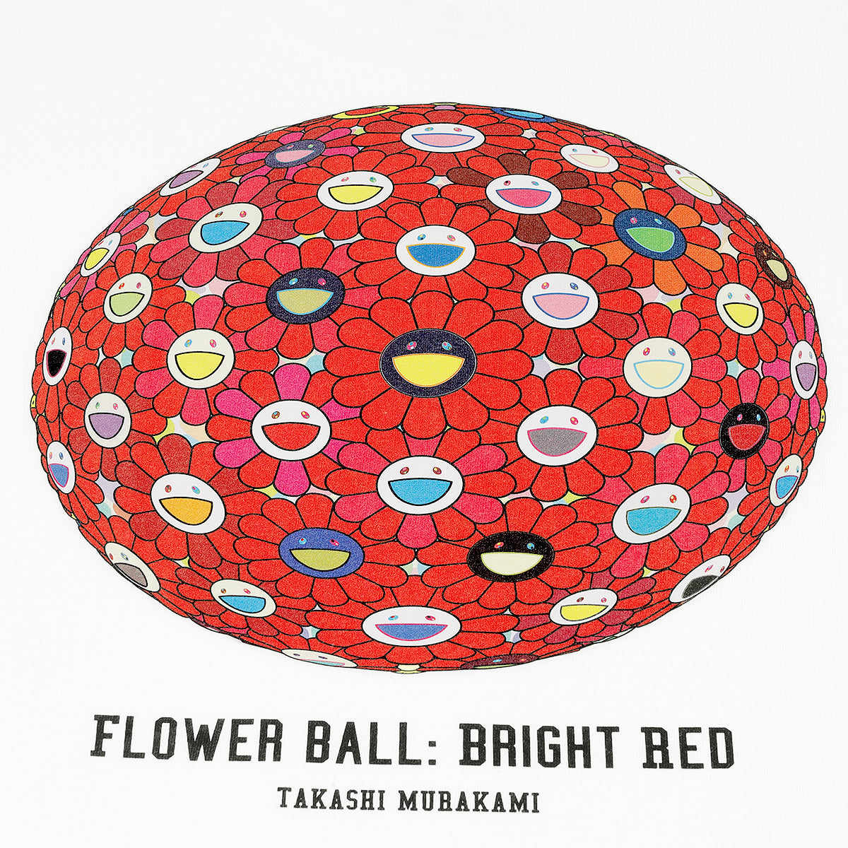 Takashi Murakami Flower Ball Bright Red