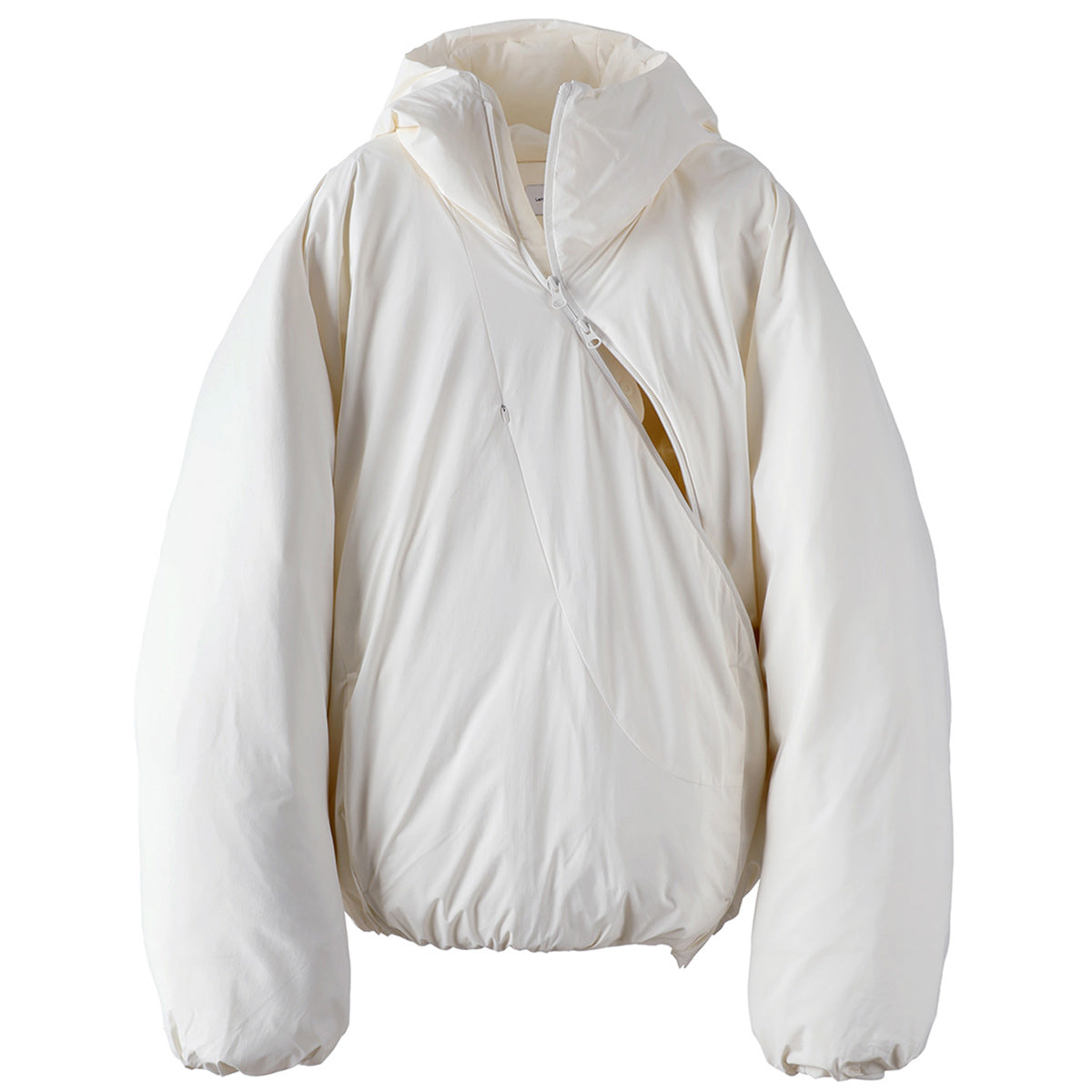 POST ARCHIVE FACTION (PAF) - 5.1 DOWN CENTER WHITE down jacket